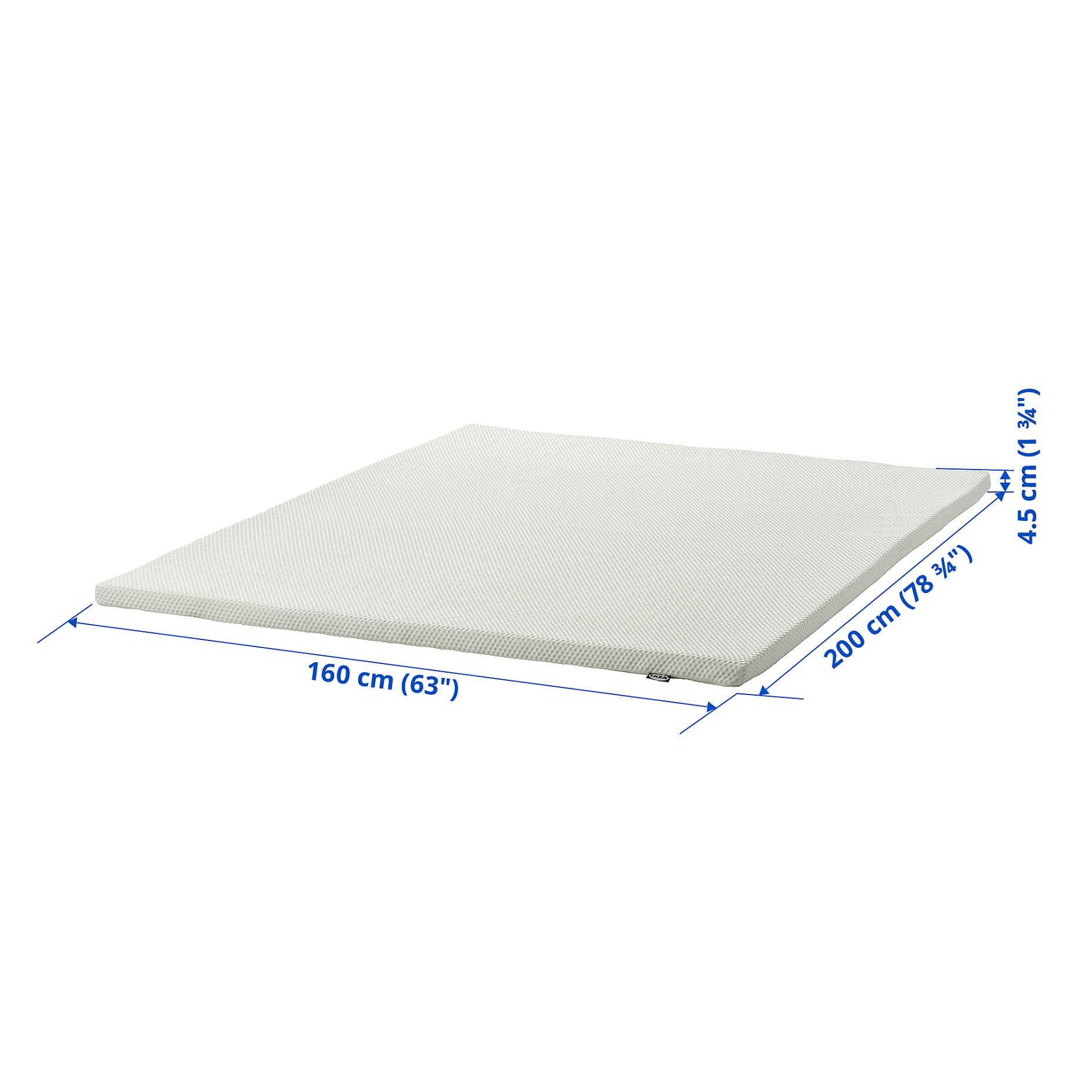 NORDBERGET, mattress pad, 160x200 cm, 305.584.74