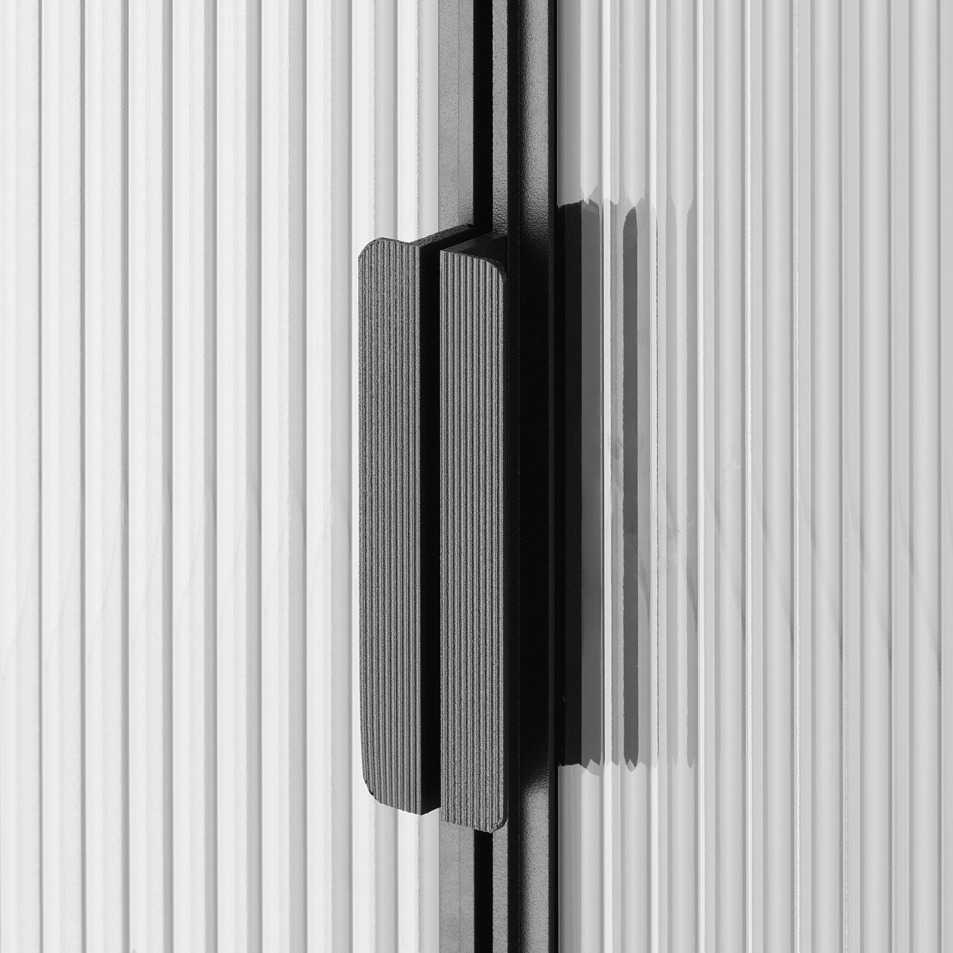 MOSSJÖN, glass-door cabinet with 2 doors, 60x34x146 cm, 305.643.33