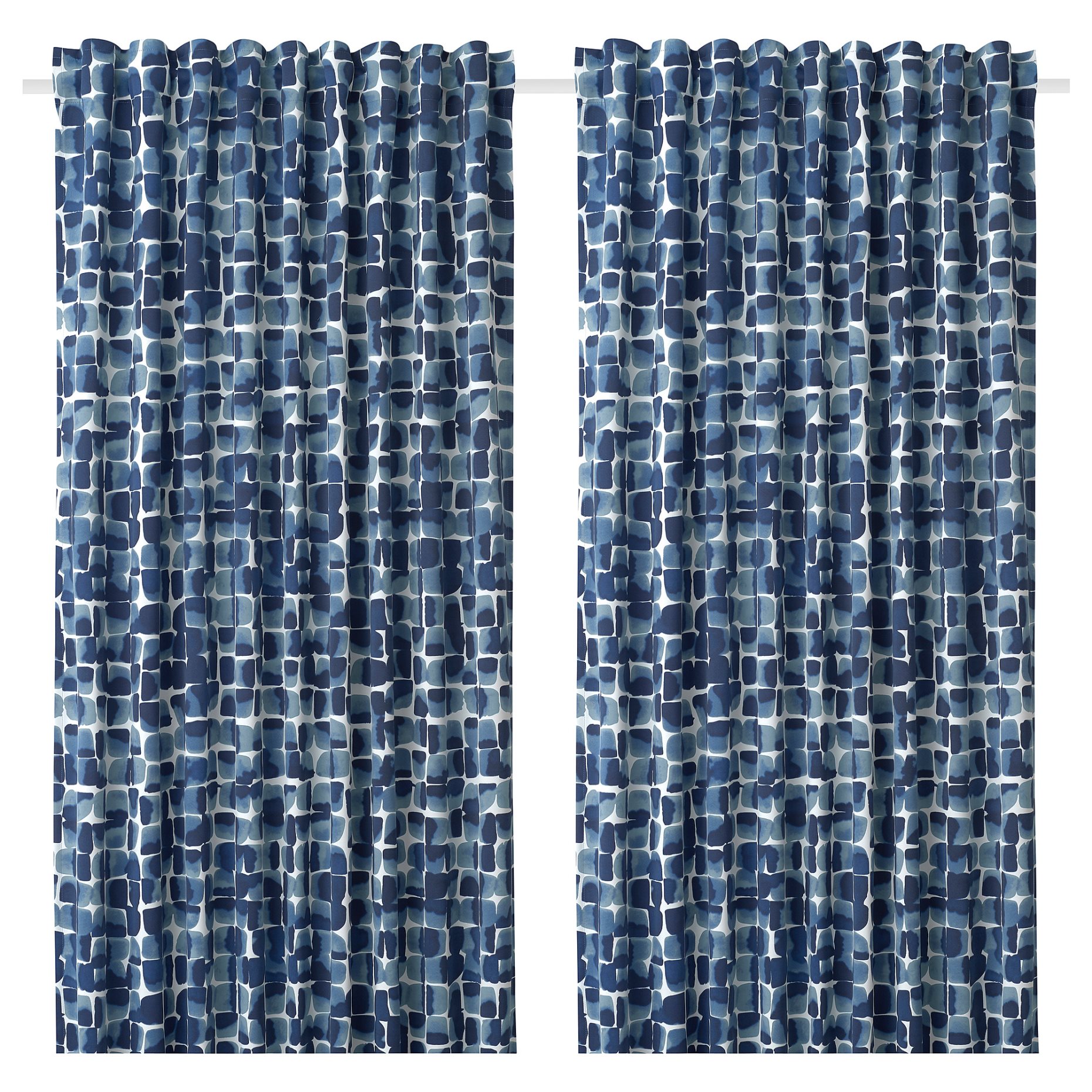 SPIRSTÅNDS, room darkening curtains 1 pair, 145x300 cm, 305.644.51