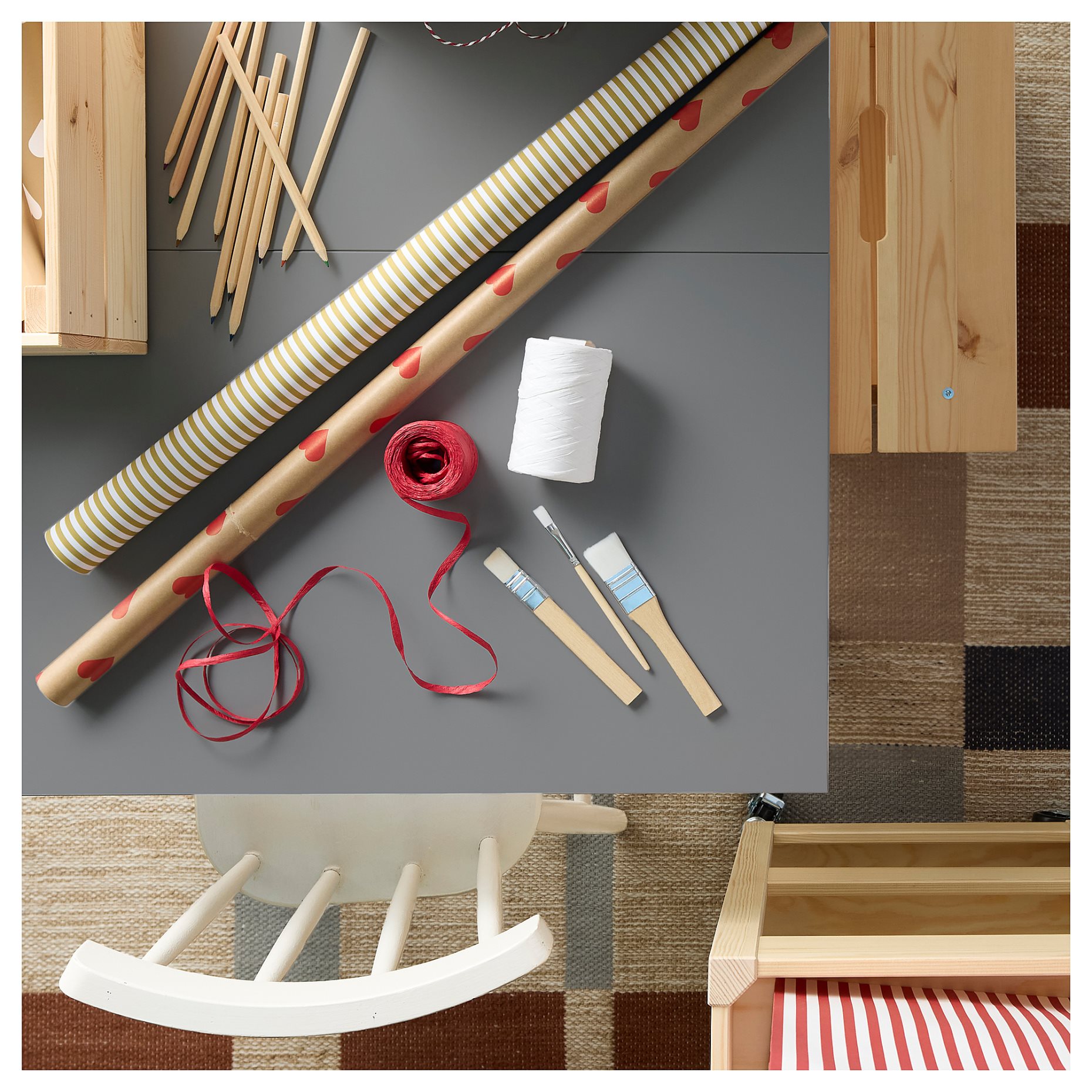 BLÅLJUS, χαλί χαμηλή πλέξη/χειροποίητο, 170x240 cm, 305.957.06