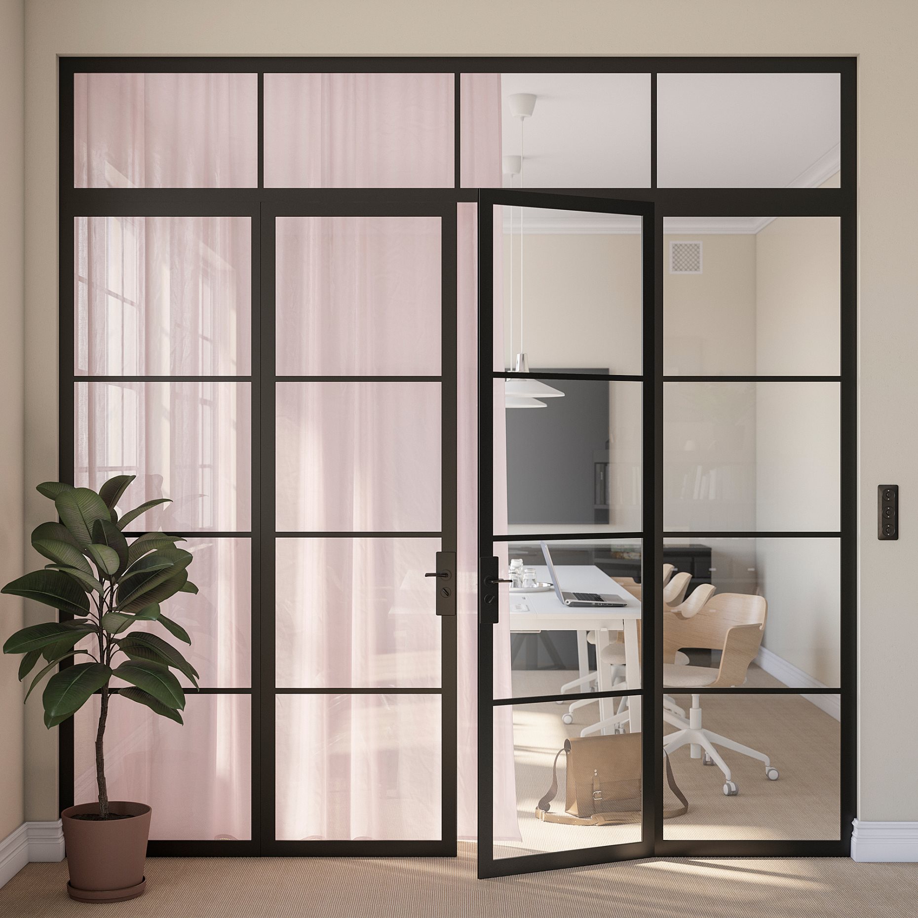 STENFRÖ, διαφανής κουρτίνα, 1 τεμ., 305.977.29