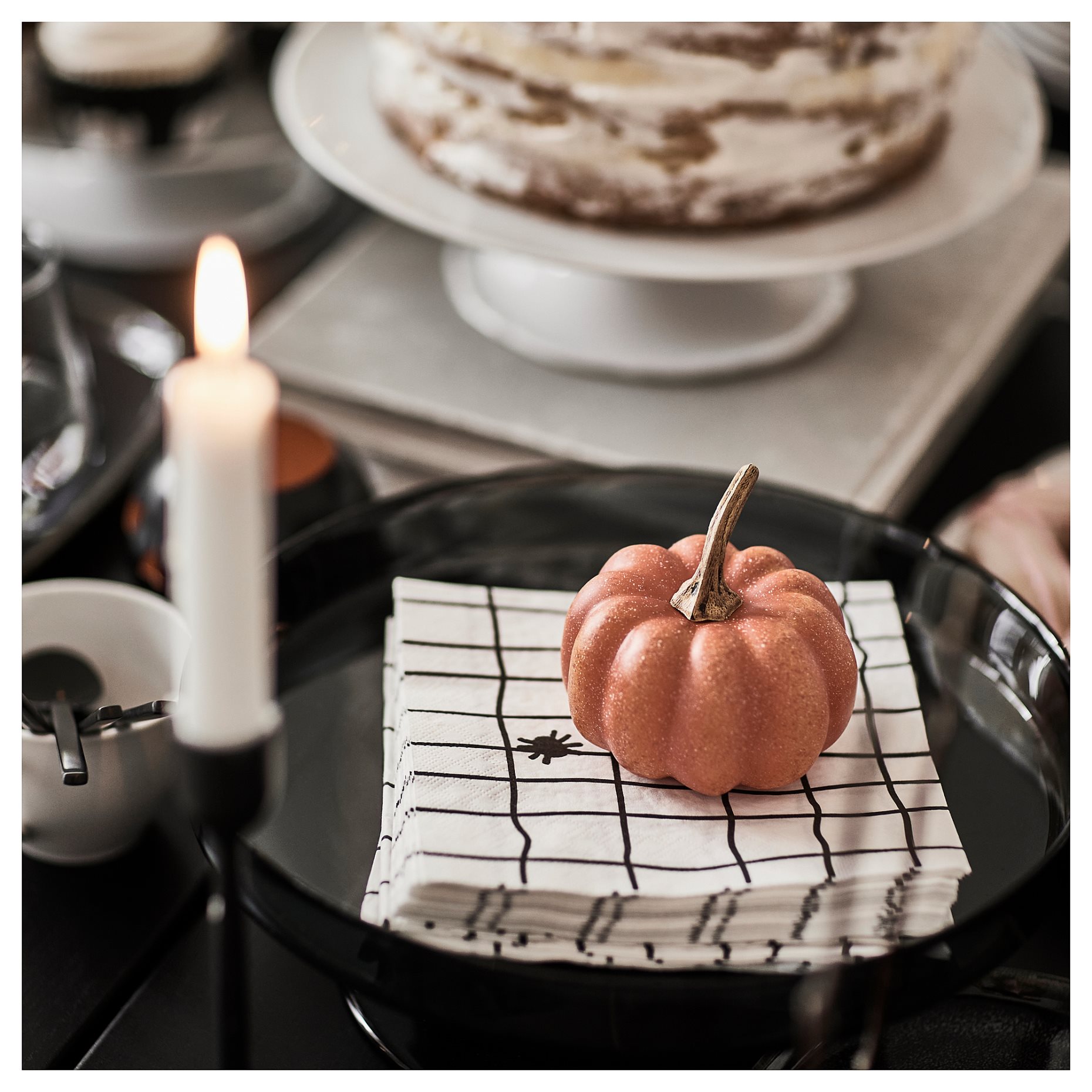 KUSTFYR, paper napkin 33x33 cm/30 pack, 160g, 305.995.92