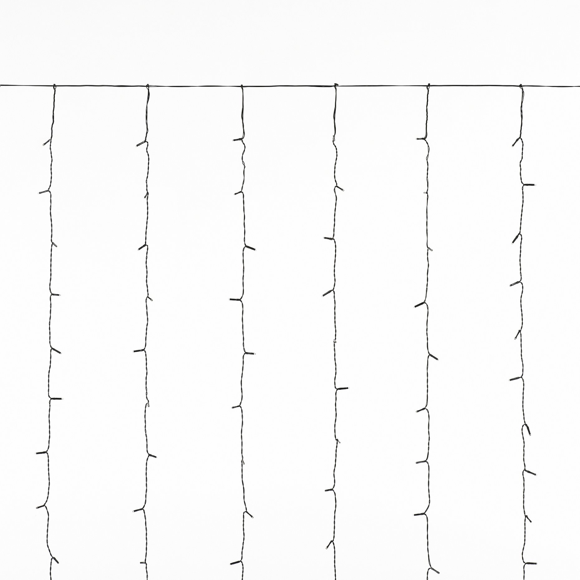 GETKÅL, κουρτίνα φωτισμού με ενσωματωμένο φωτισμό LED/εξωτερικού χώρου, 8 m, 306.007.41