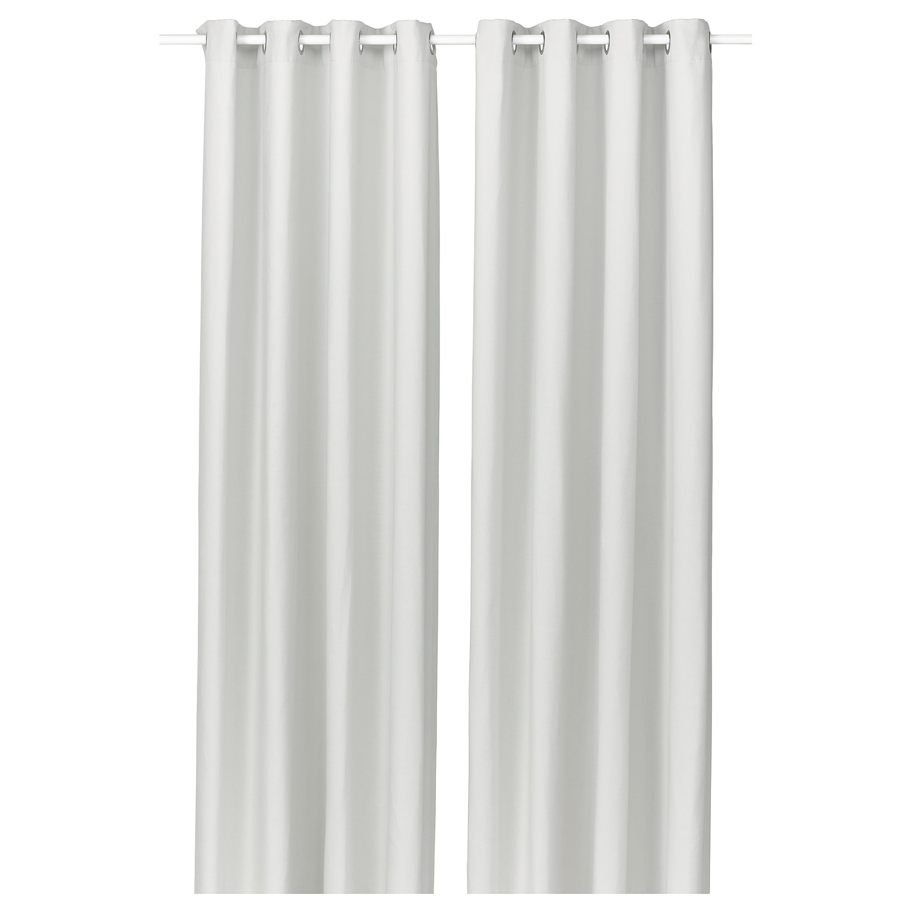 GINSTMOTT, κουρτίνα με τρουκς, 2 τεμ. 145x300 cm, 306.054.18