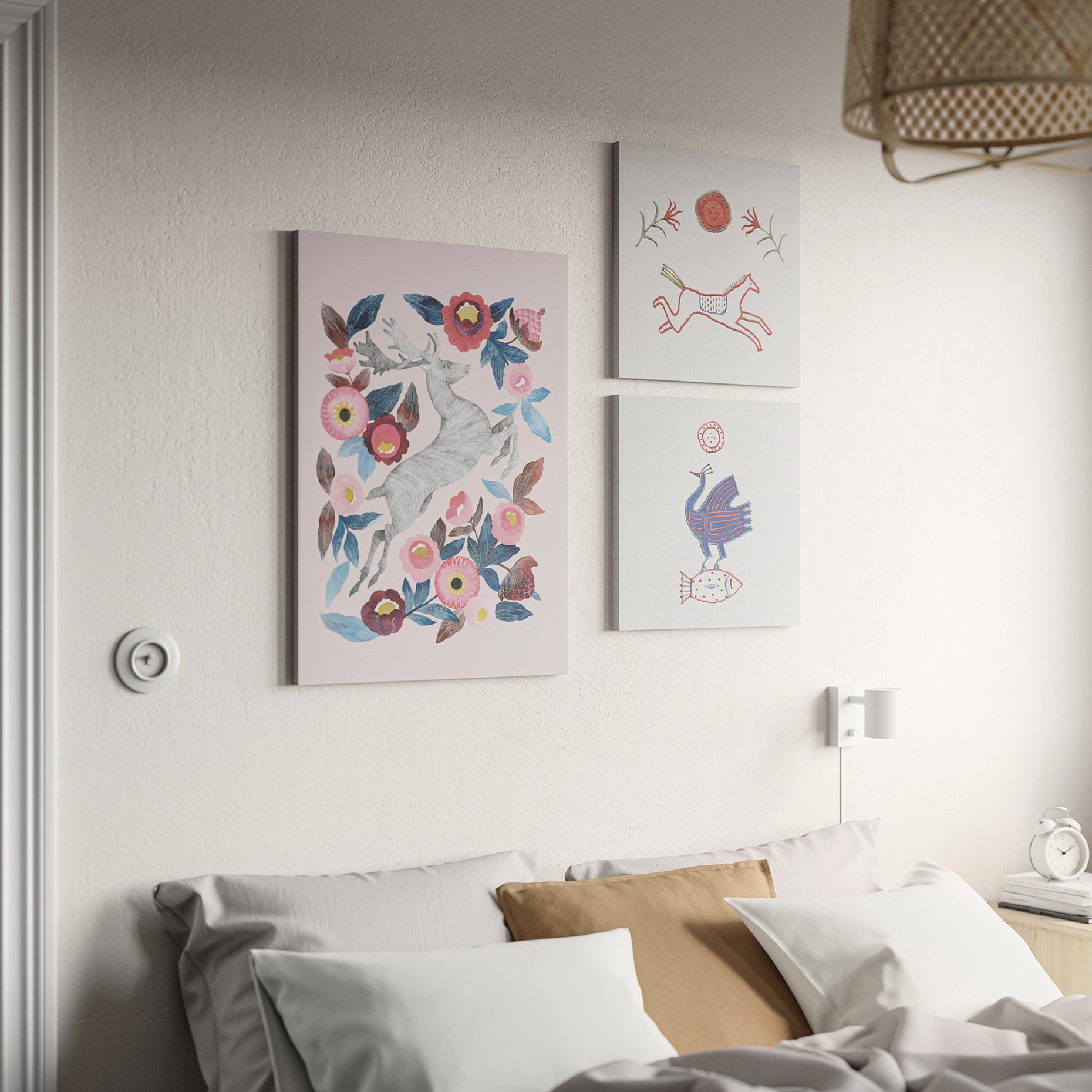 PJÄTTERYD, picture/forest fairy tale, 50x70 cm, 306.141.30