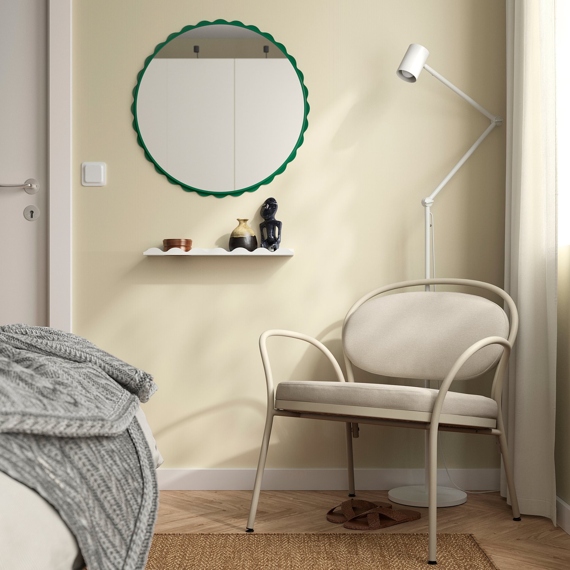 DAGGKAPRIFOL, mirror, 60 cm, 306.179.25