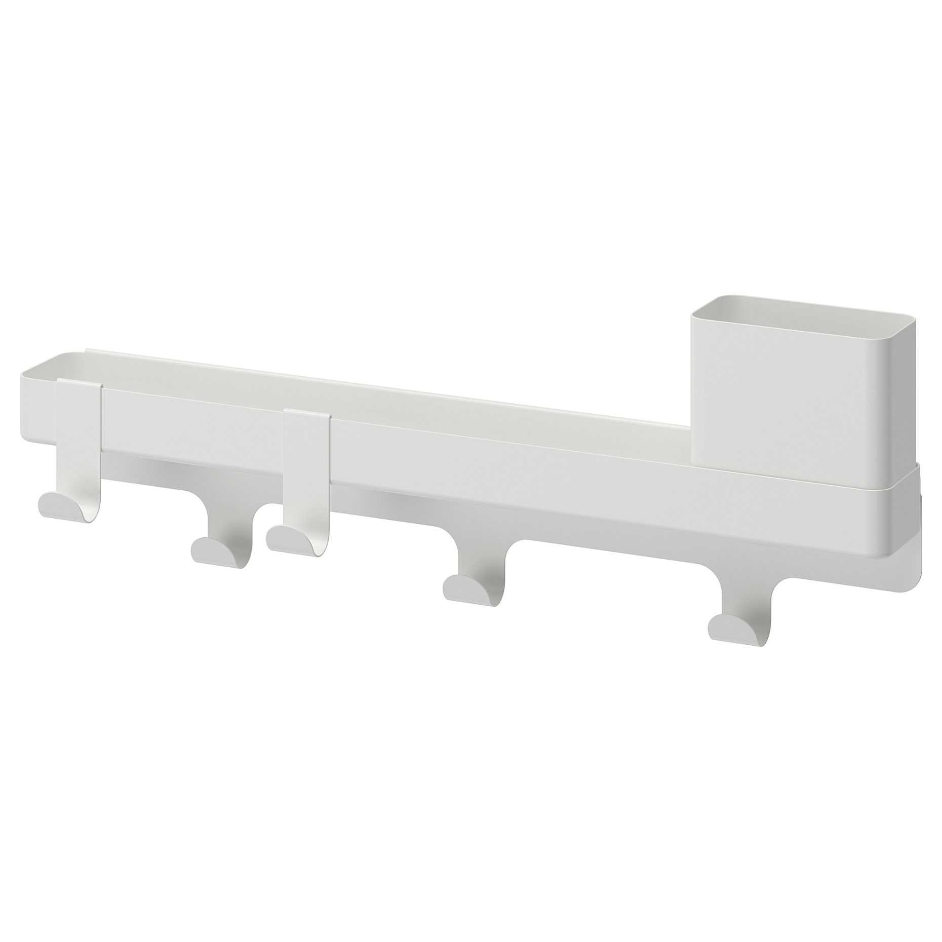 ALTARLIDEN, hook rack with storage, 306.187.36