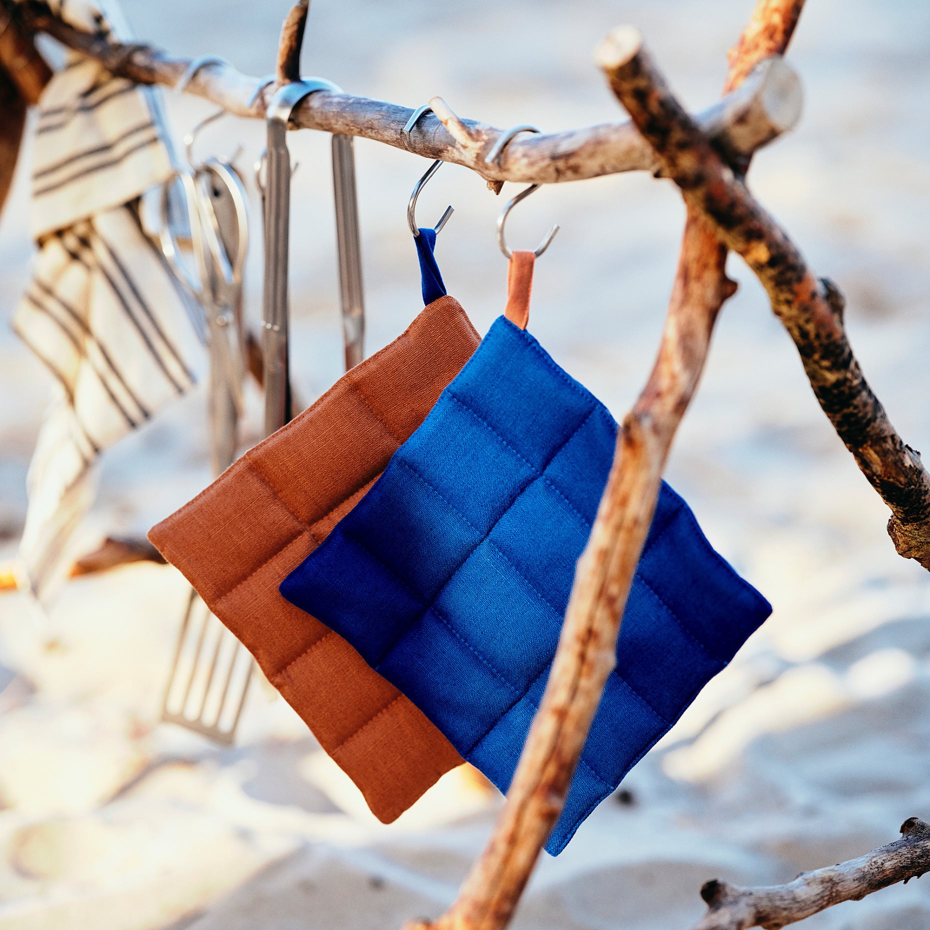 SOLUPPGÅNG, pot holder 2 pack, 21x21 cm, 306.197.93