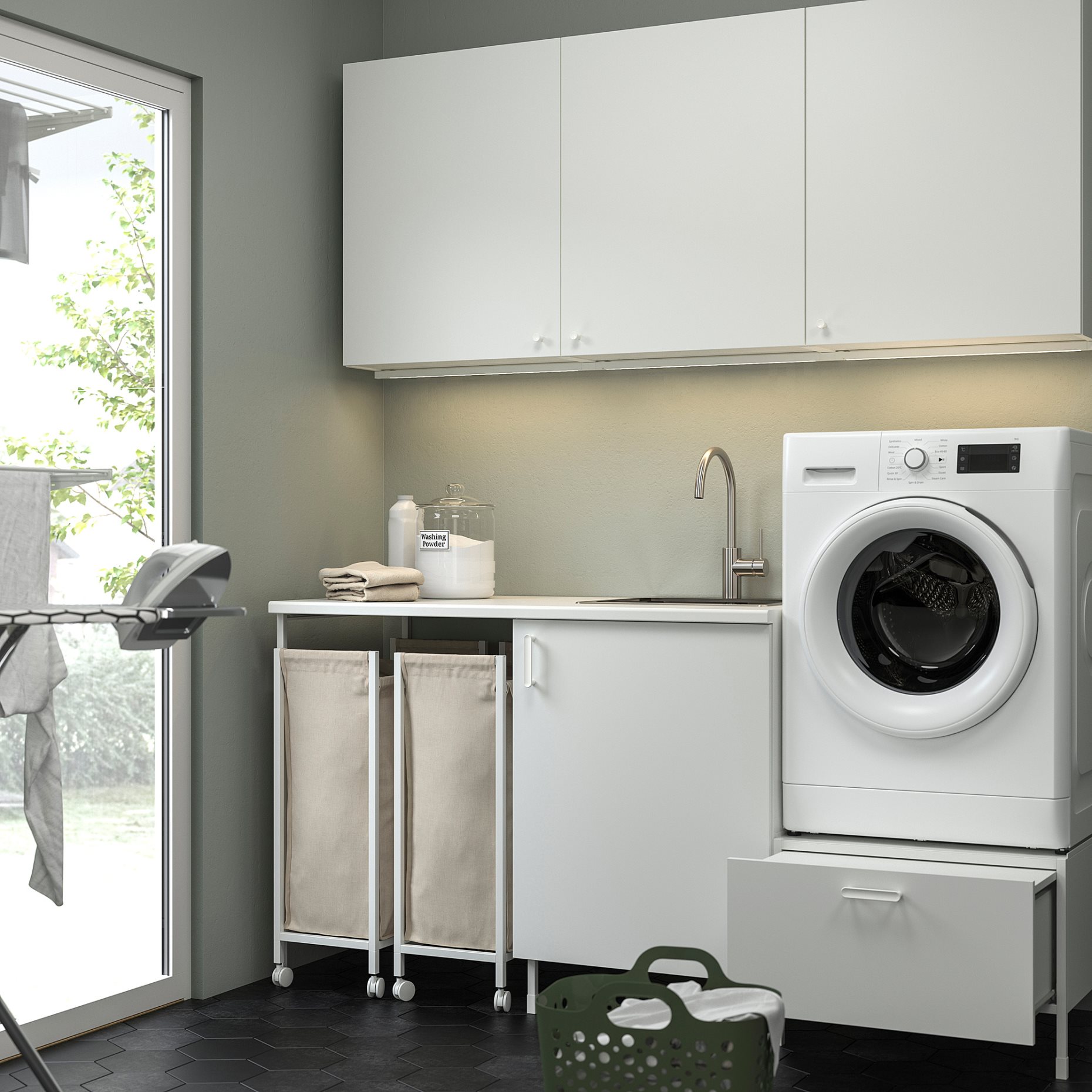 ENHET, pedestal for washer/dryer, 60x62x45 cm, 306.229.84