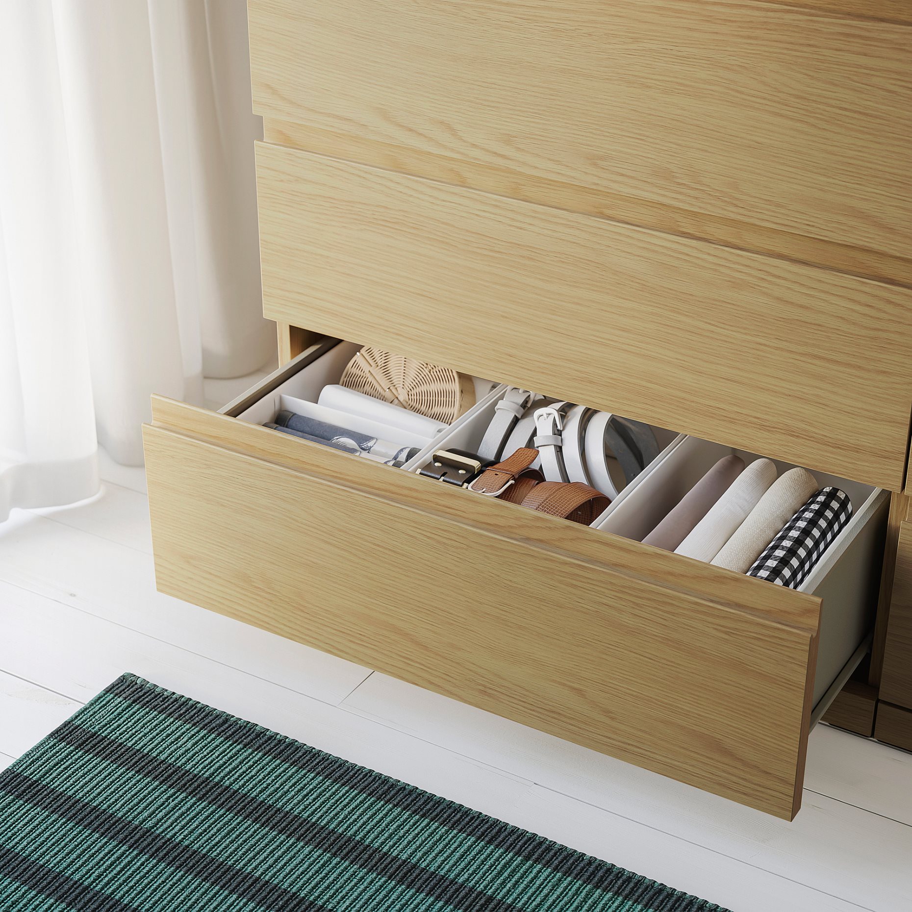 STORKLINTA, chest of 6 drawers, 140x50x75 cm, 306.275.47