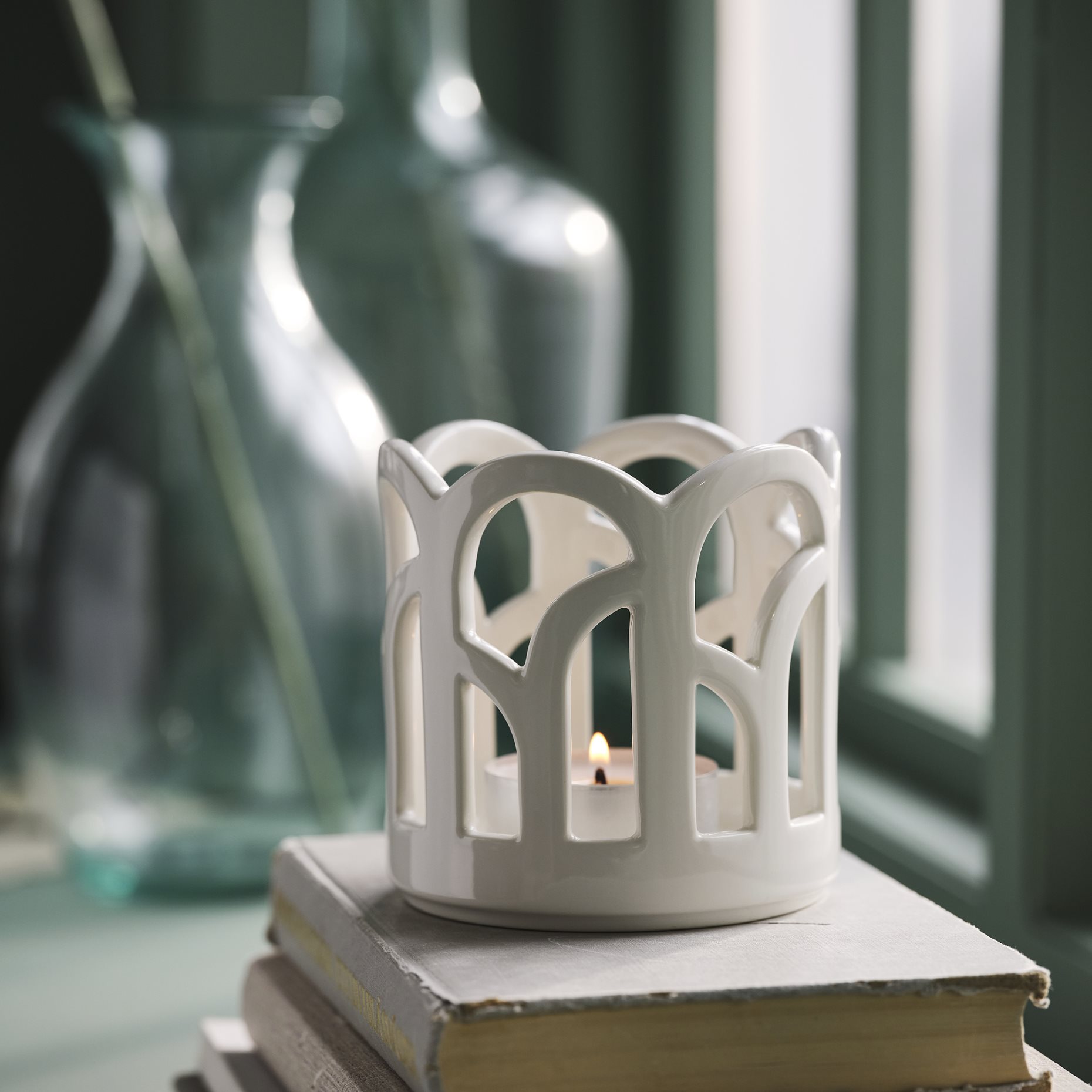 SNÖSISKA, candle holder, 11 cm, 306.363.73