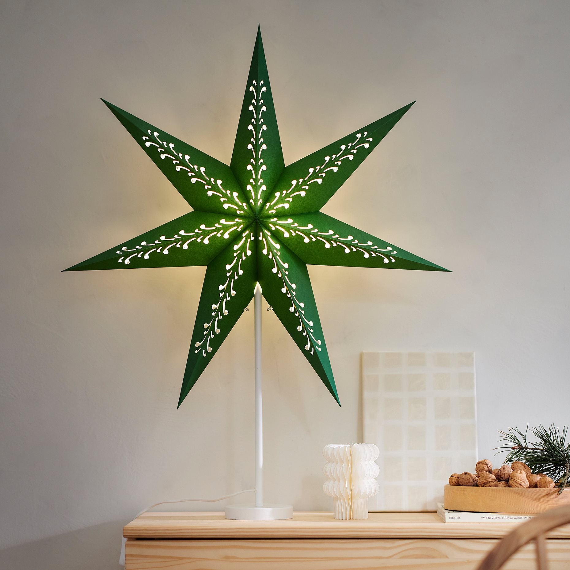 STRÅLA, lamp shade/star, 70 cm, 306.398.85