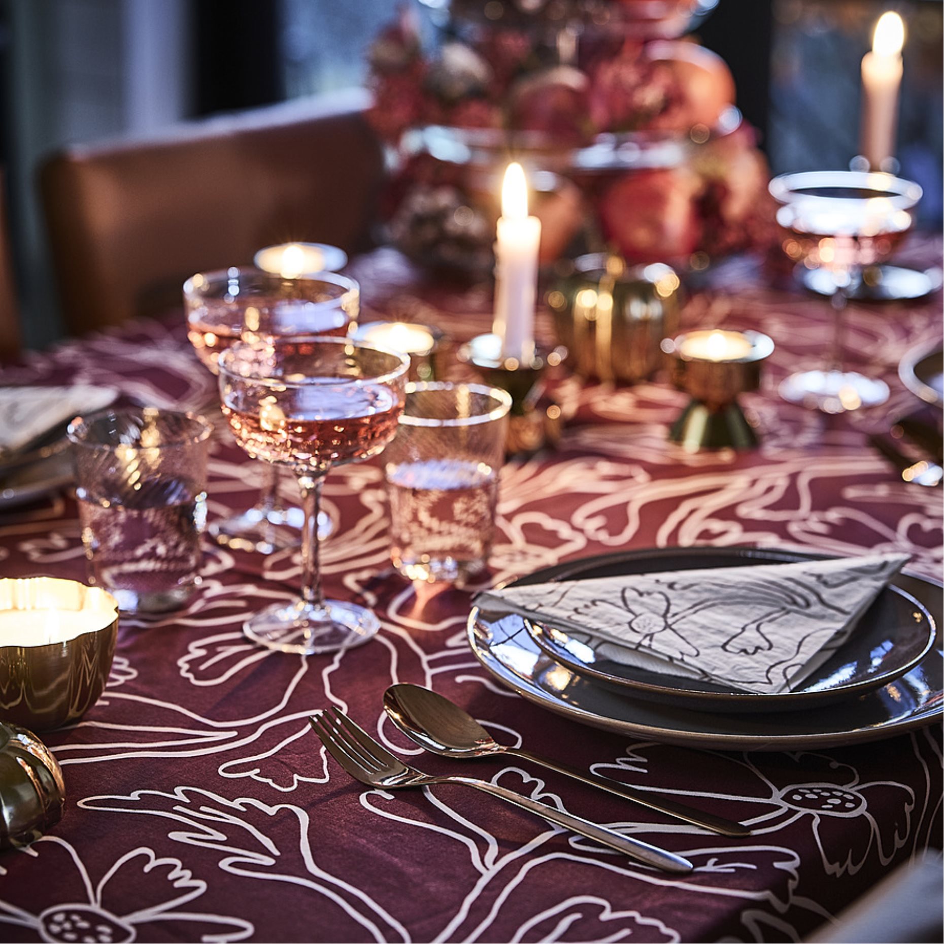 HOSTAGILLE, tablecloth, 145x240 cm, 306.399.70
