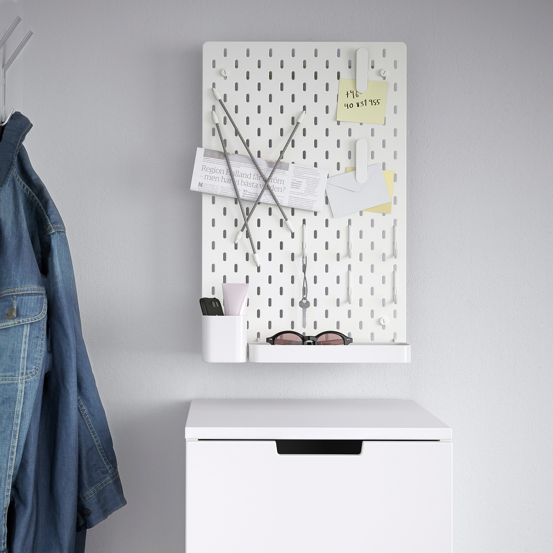 SKÅDIS, pegboard combination, 392.165.89