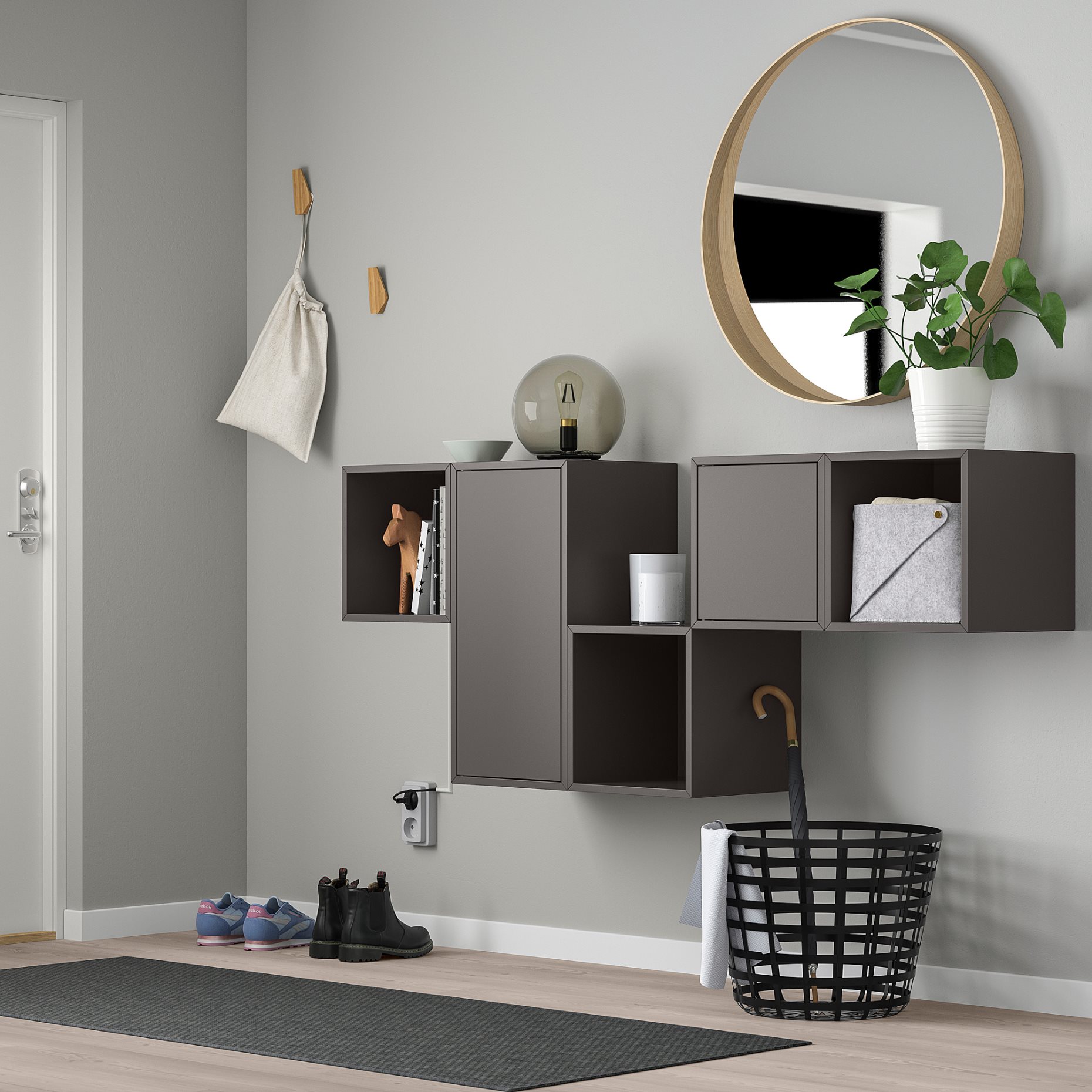EKET, wall-mounted cabinet combination, 392.863.94