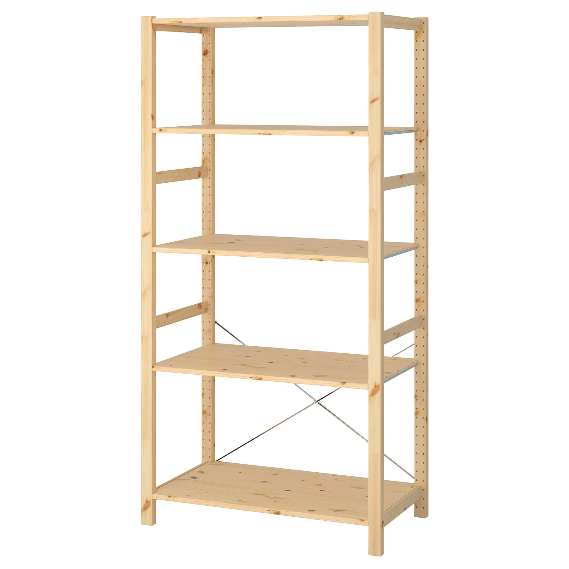 IVAR, shelving unit, 89x50x179 cm, 394.070.70