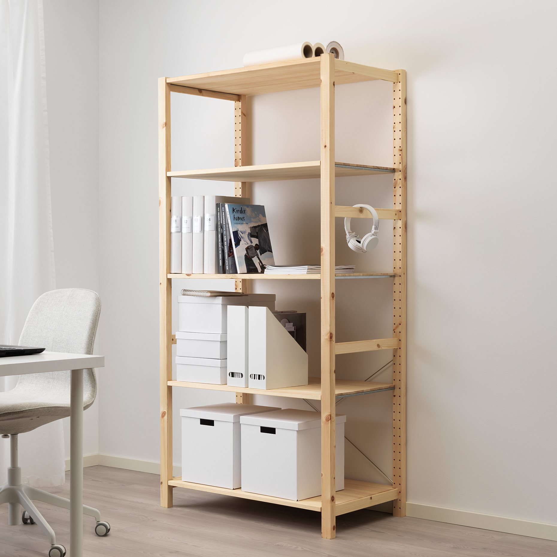 IVAR, shelving unit, 89x50x179 cm, 394.070.70