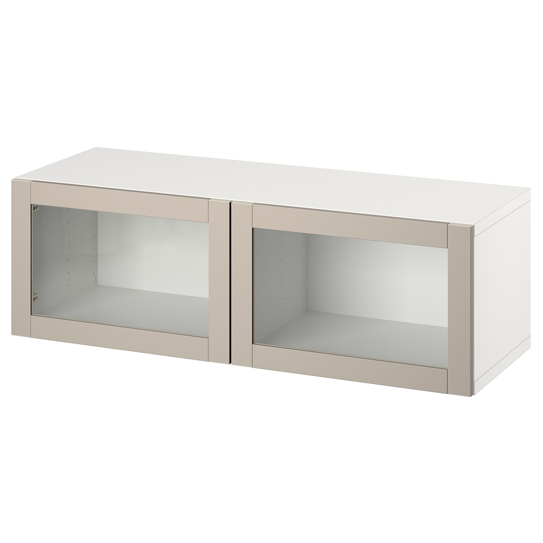 BESTÅ, wall-mounted cabinet combination, 120x42x38 cm, 394.398.58