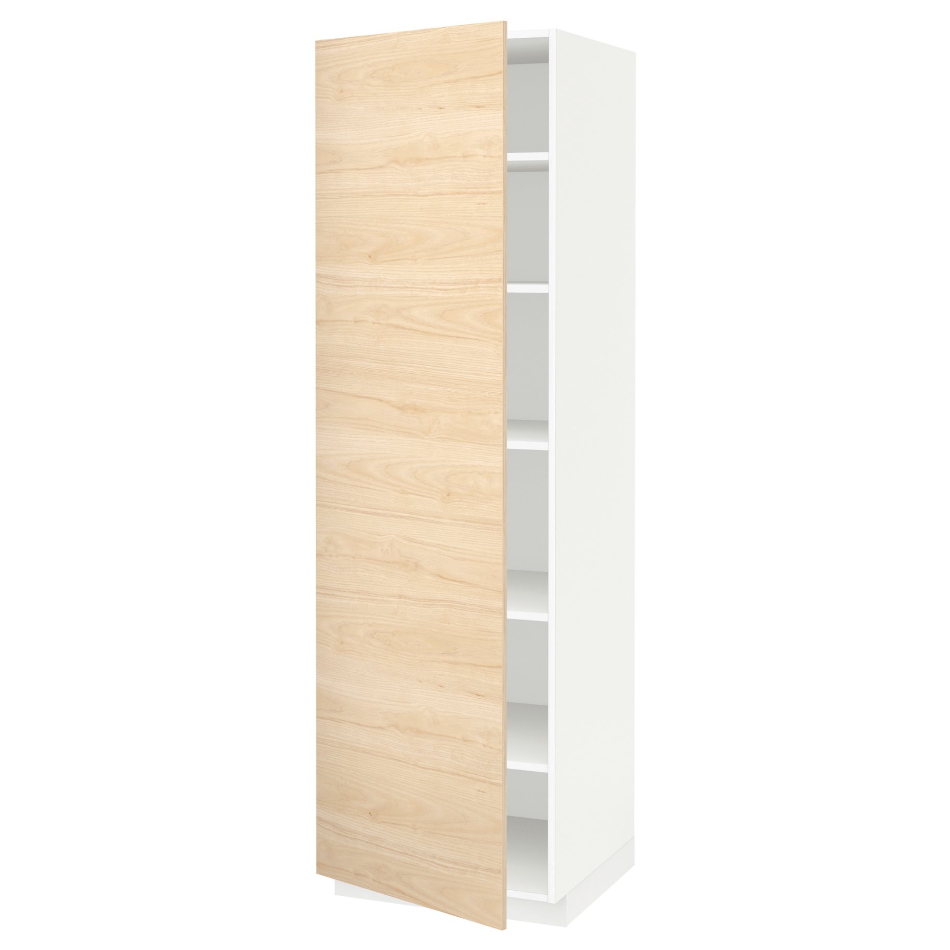 METOD, ψηλό ντουλάπι με ράφια, 60x60x200 cm, 394.621.46