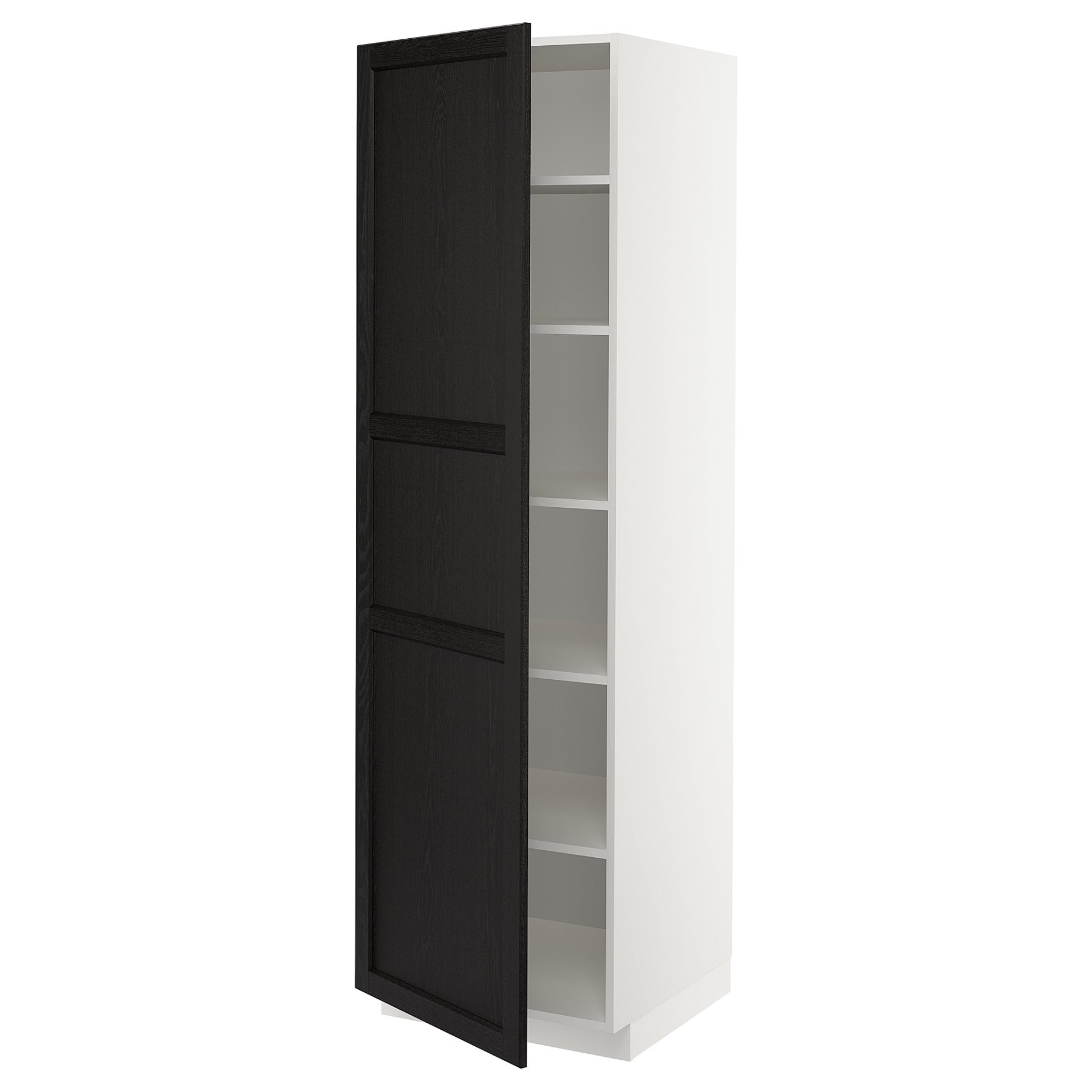 METOD, high cabinet with shelves, 60x60x200 cm, 394.672.62