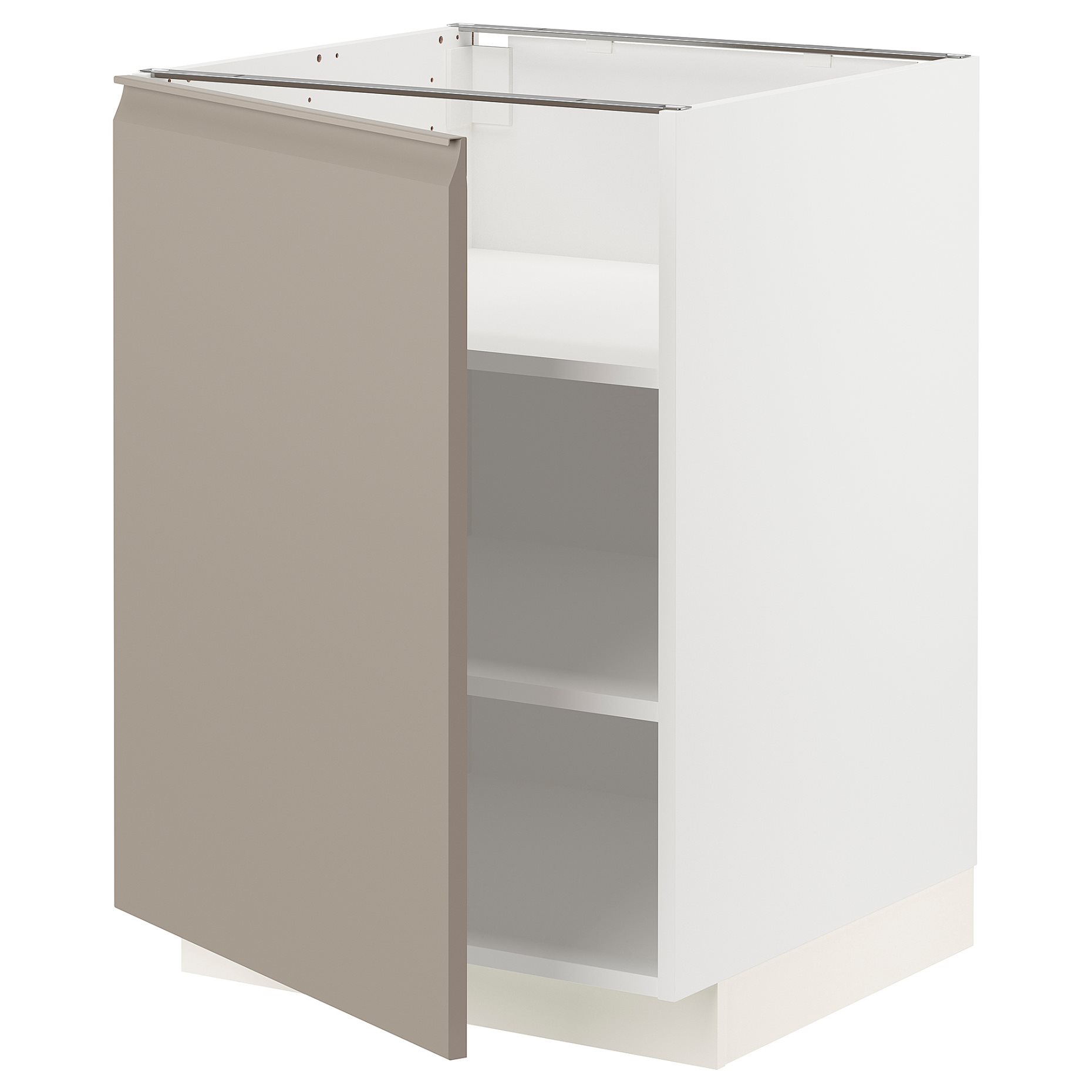 METOD, base cabinet with shelves, 60x60 cm, 394.918.65
