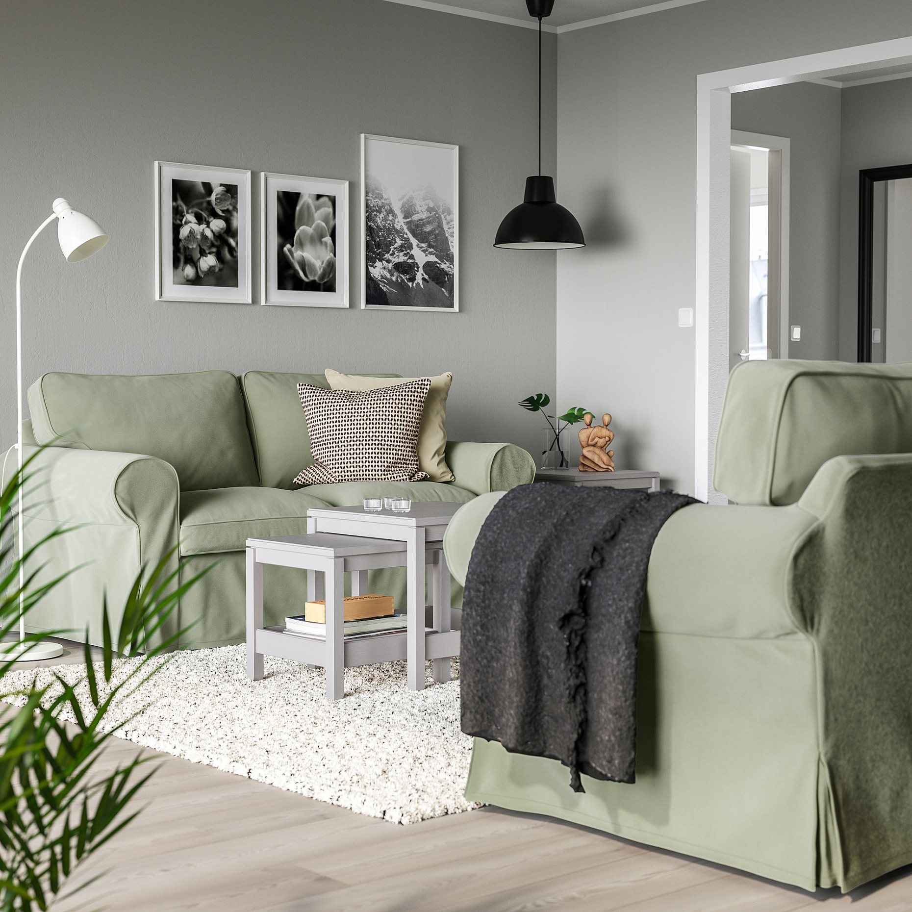 EKTORP, 2-seat sofa, 395.090.16