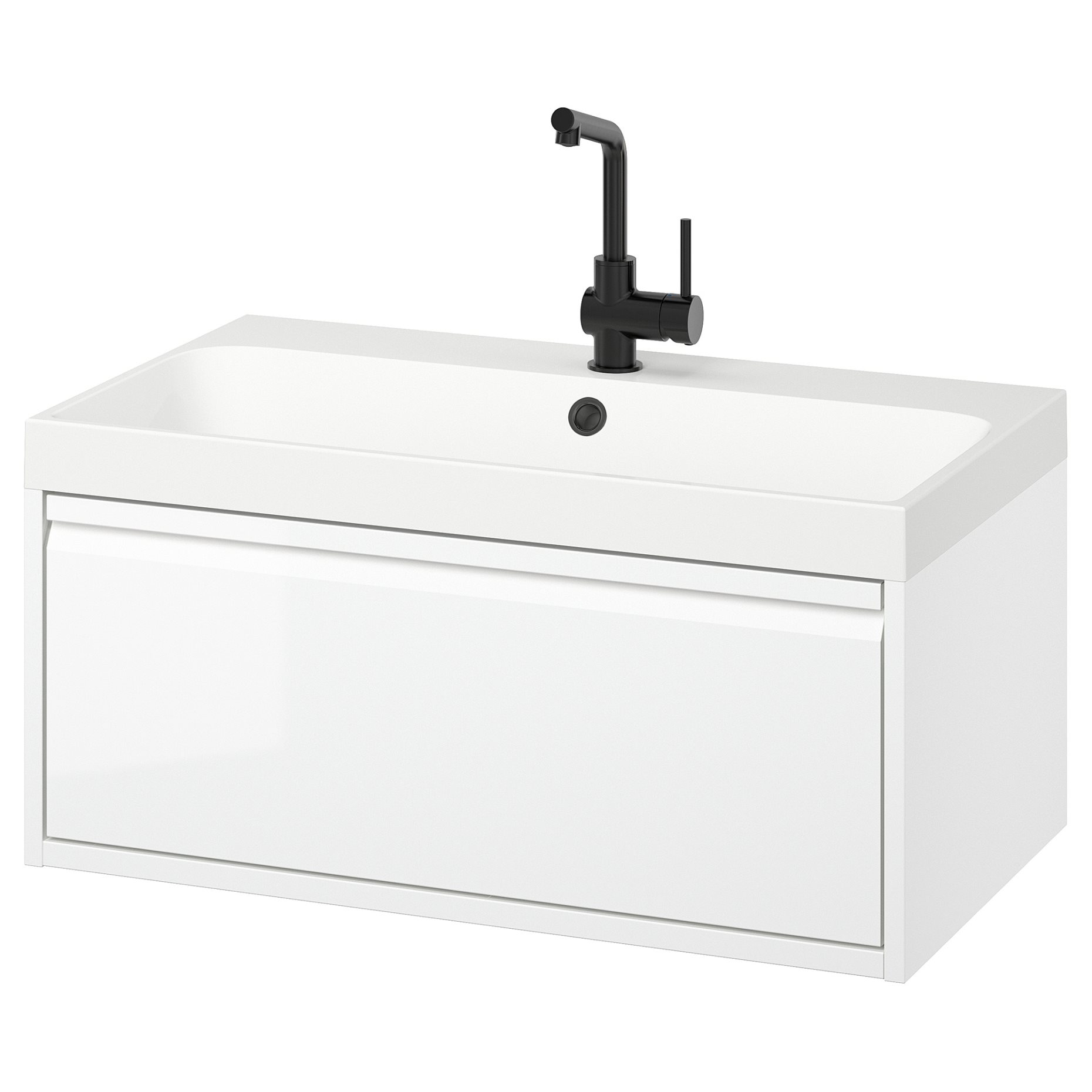 ANGSJON/BACKSJON, wash-stand with drawer/wash-basin/tap, 80x48x39 cm, 395.212.35