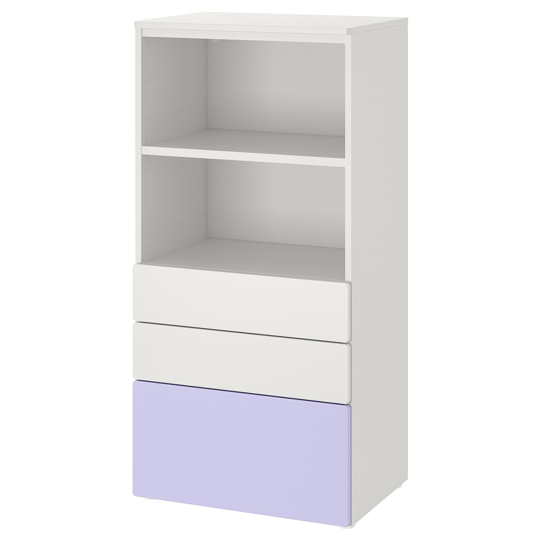 SMASTAD/PLATSA, bookcase with 3 drawers, 60x42x123 cm, 395.439.25
