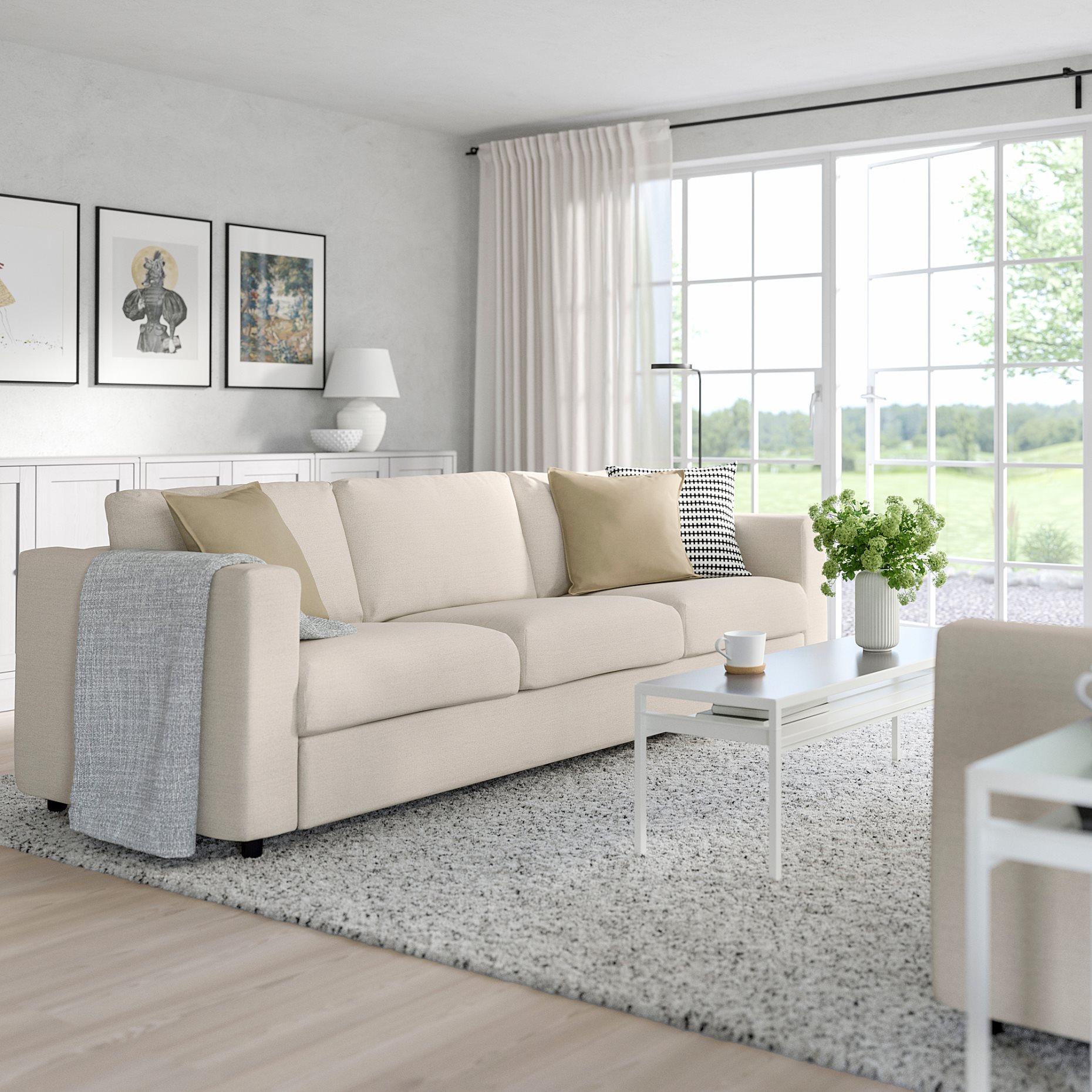 VIMLE, 3-seat sofa-bed, 395.452.36