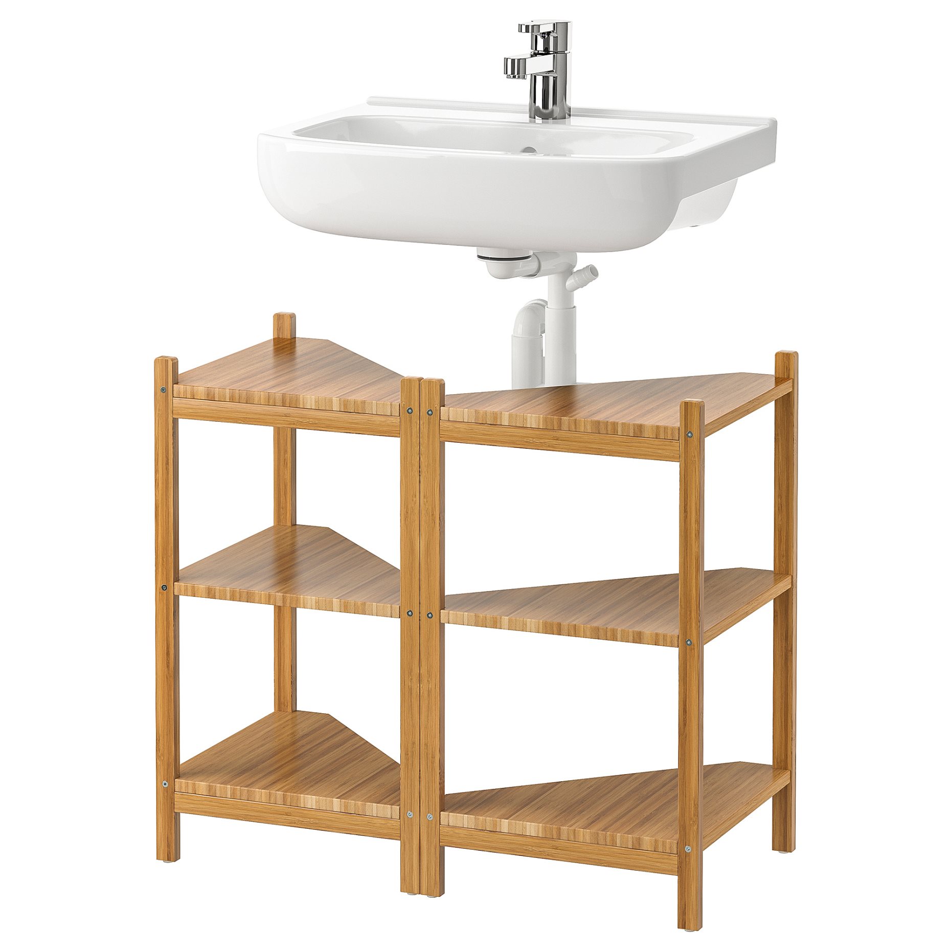 RAGRUND/BJORKAN, wash-basin/corner shelf, 395.468.77