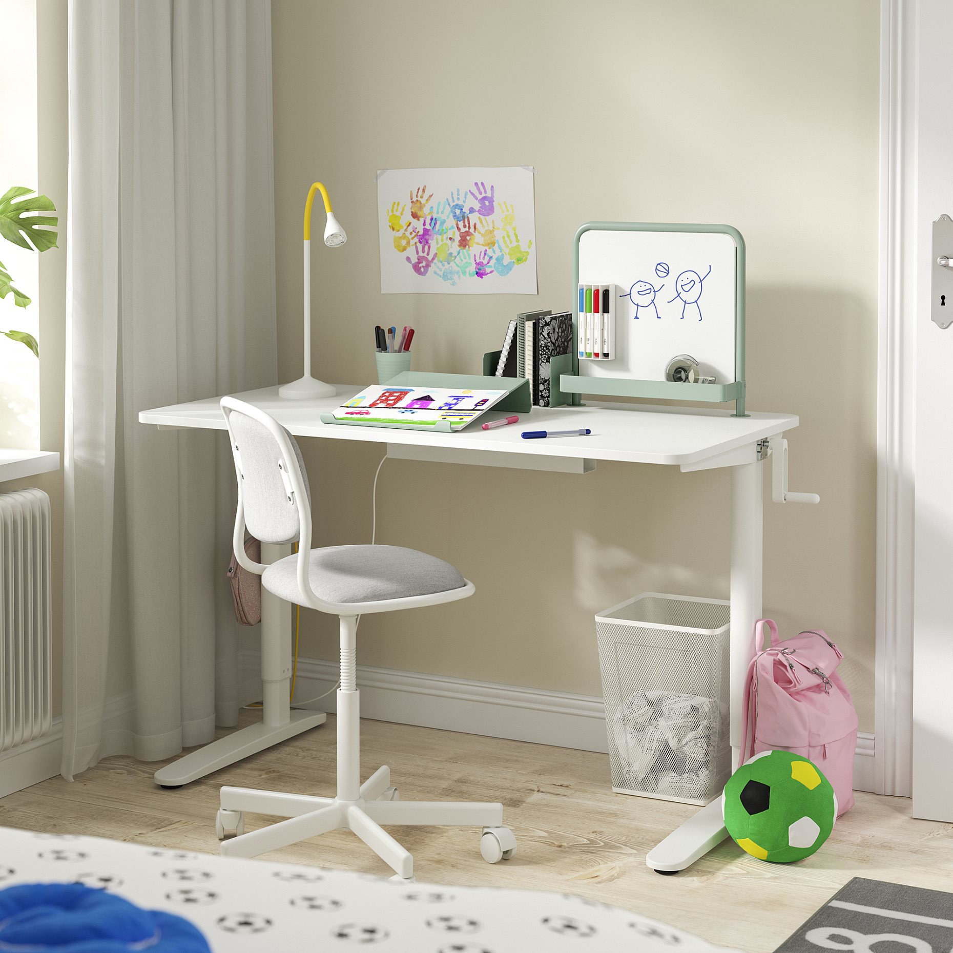 RELATERA, desk combination sit/stand, 117x60 cm, 395.557.63