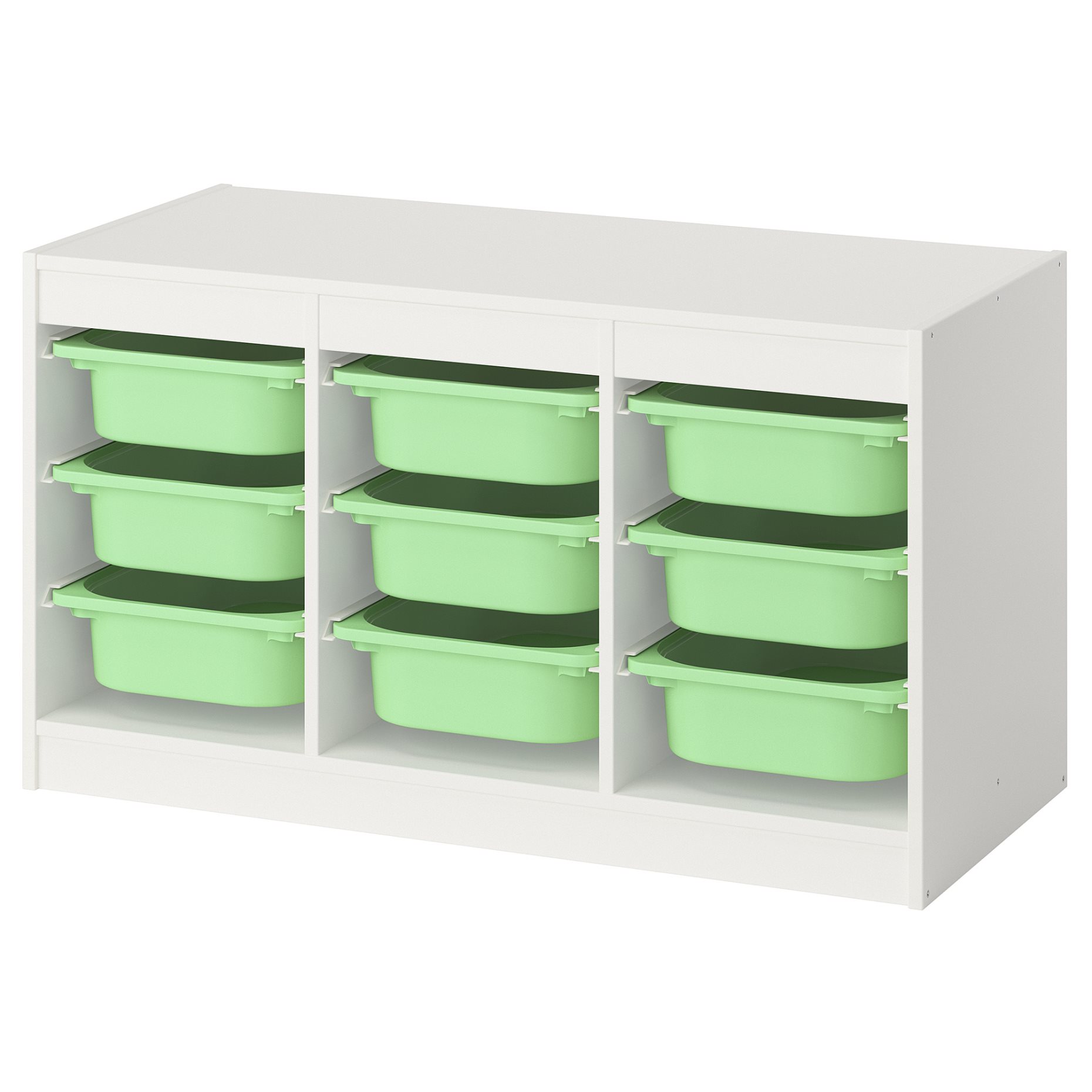 TROFAST, storage combination with boxes, 99x44x56 cm, 395.744.55