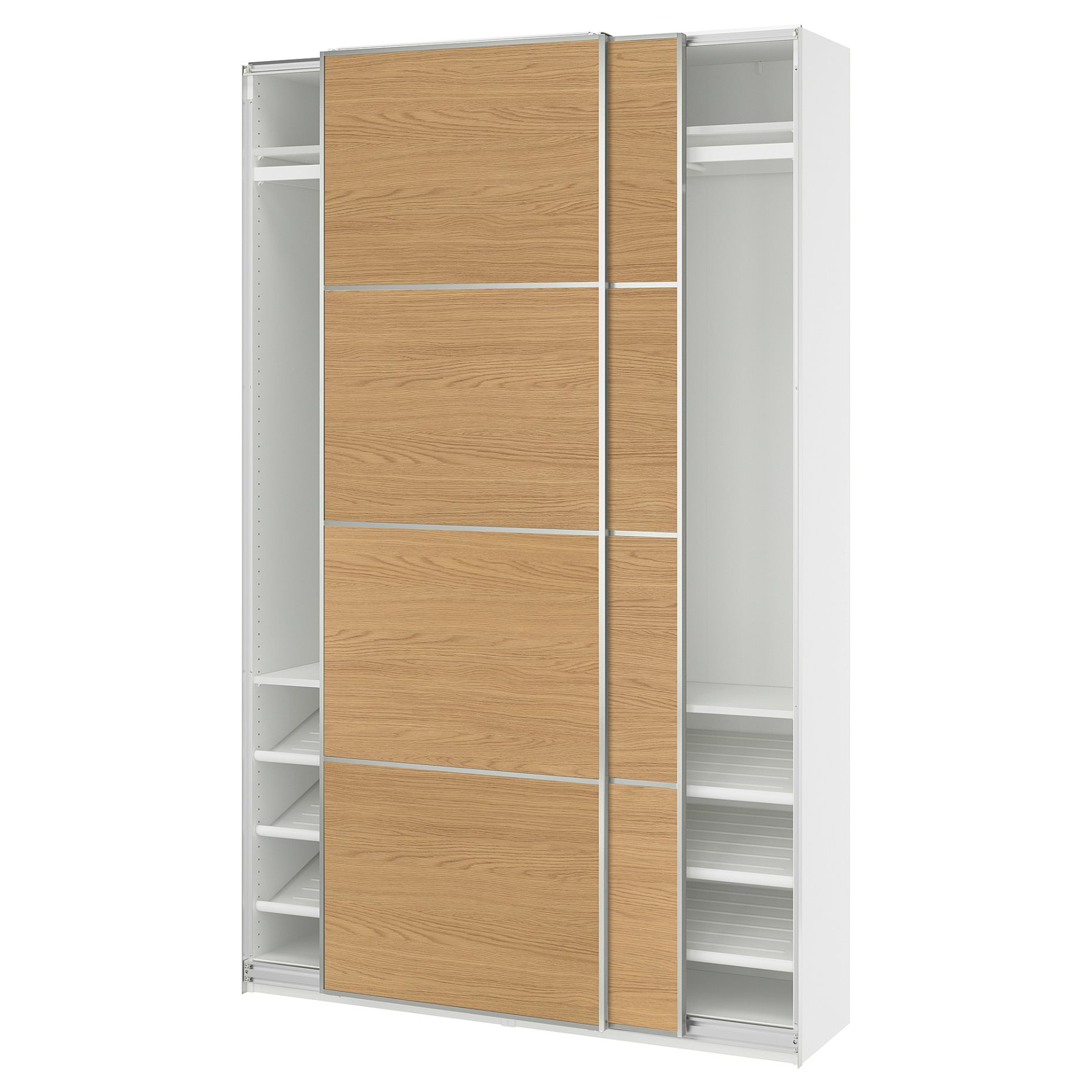 PAX, wardrobe with sliding doors, 150x43x236 cm, 396.088.32