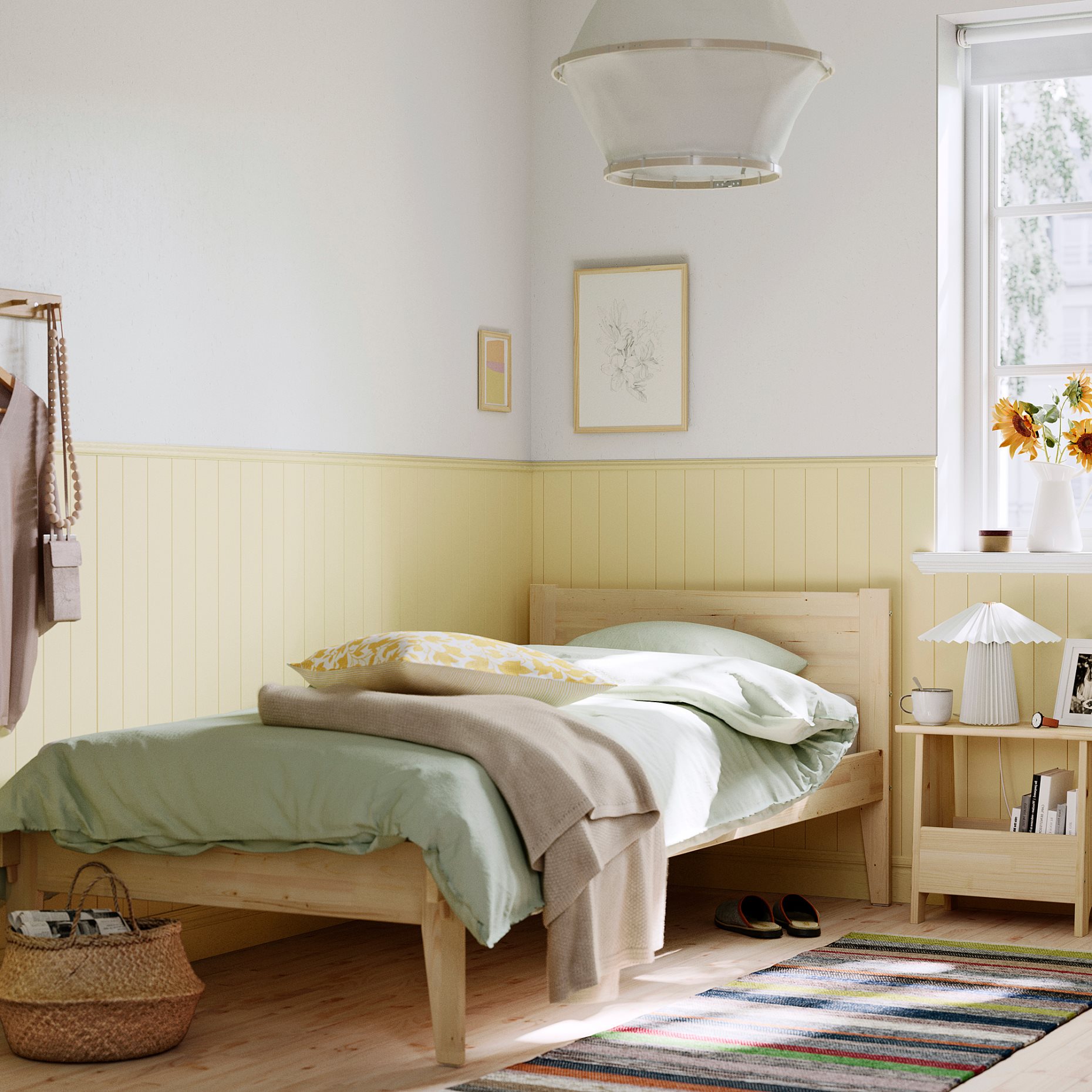 TAXÅSKLINT, bed frame, 90x200 cm, 396.263.22