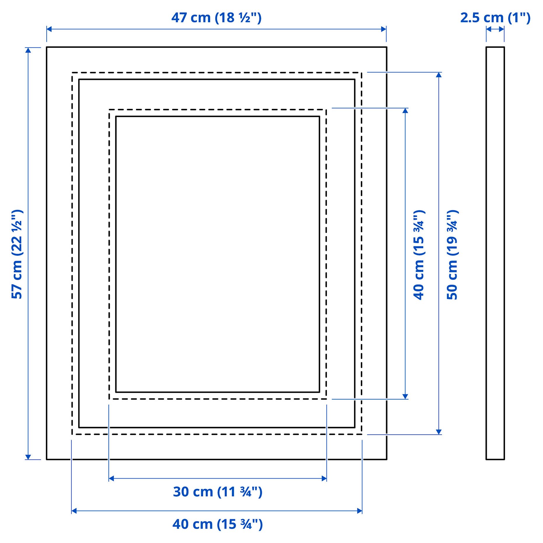EDSBRUK, frame, 40x50 cm, 404.273.26