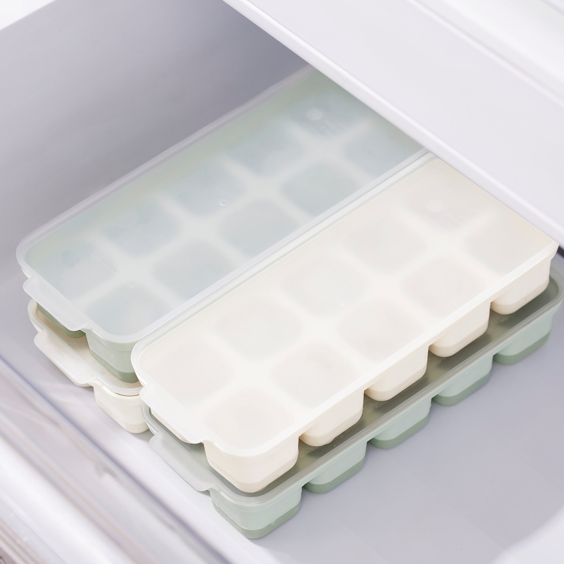 SPJUTROCKA, ice cube tray with lid, 2 pack, 404.295.80