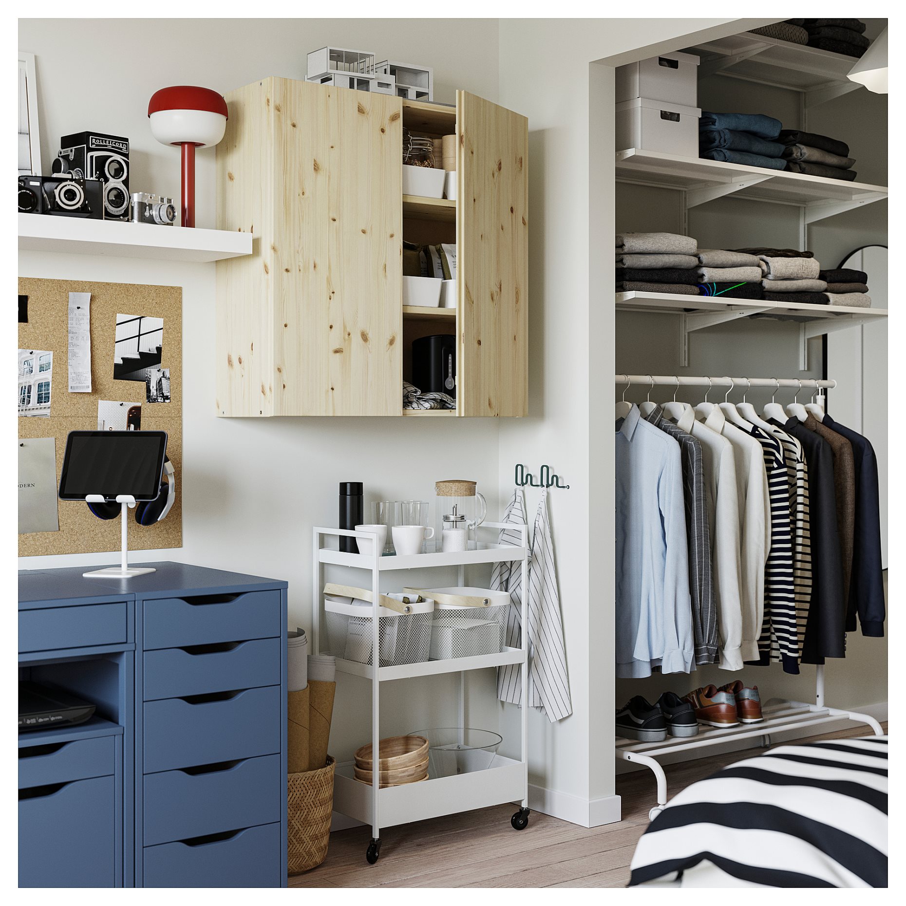 NISSAFORS, τρόλεϊ, 50.5x30x83 cm, 404.657.33