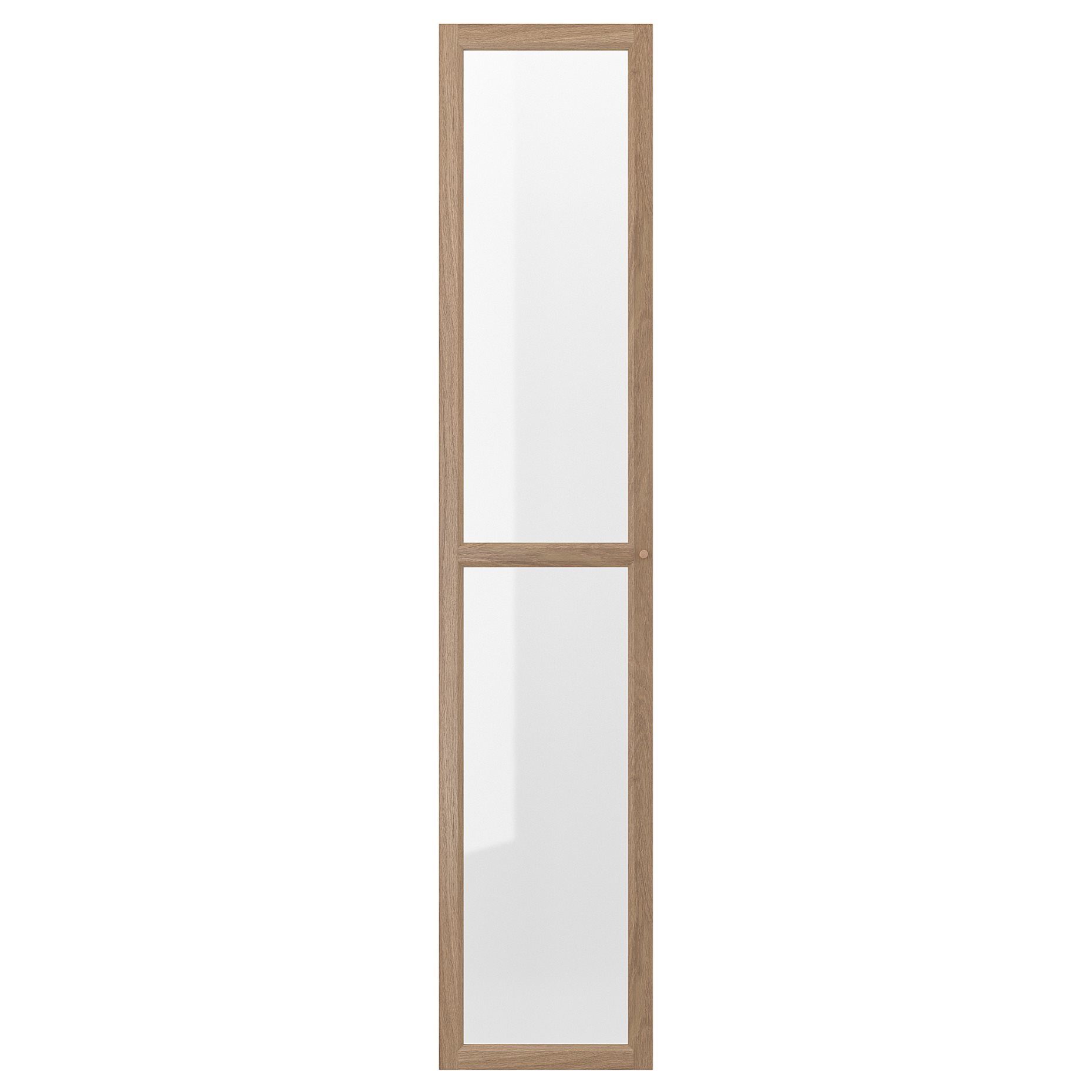 OXBERG, glass door, 40x192 cm, 404.774.15
