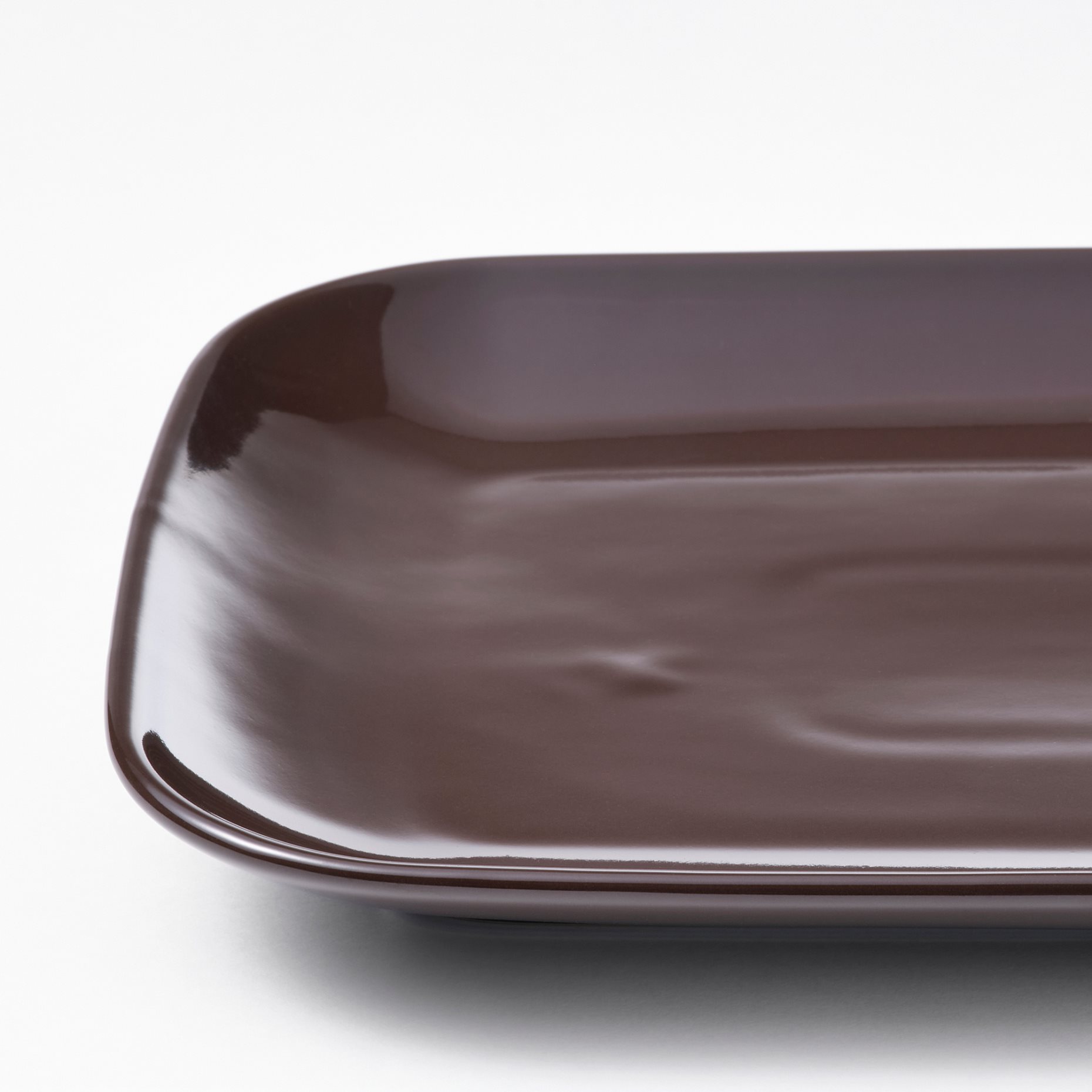 FÄRGKLAR, πιάτο/γυαλιστερό, 4 τεμ. 30x18 cm, 404.854.44