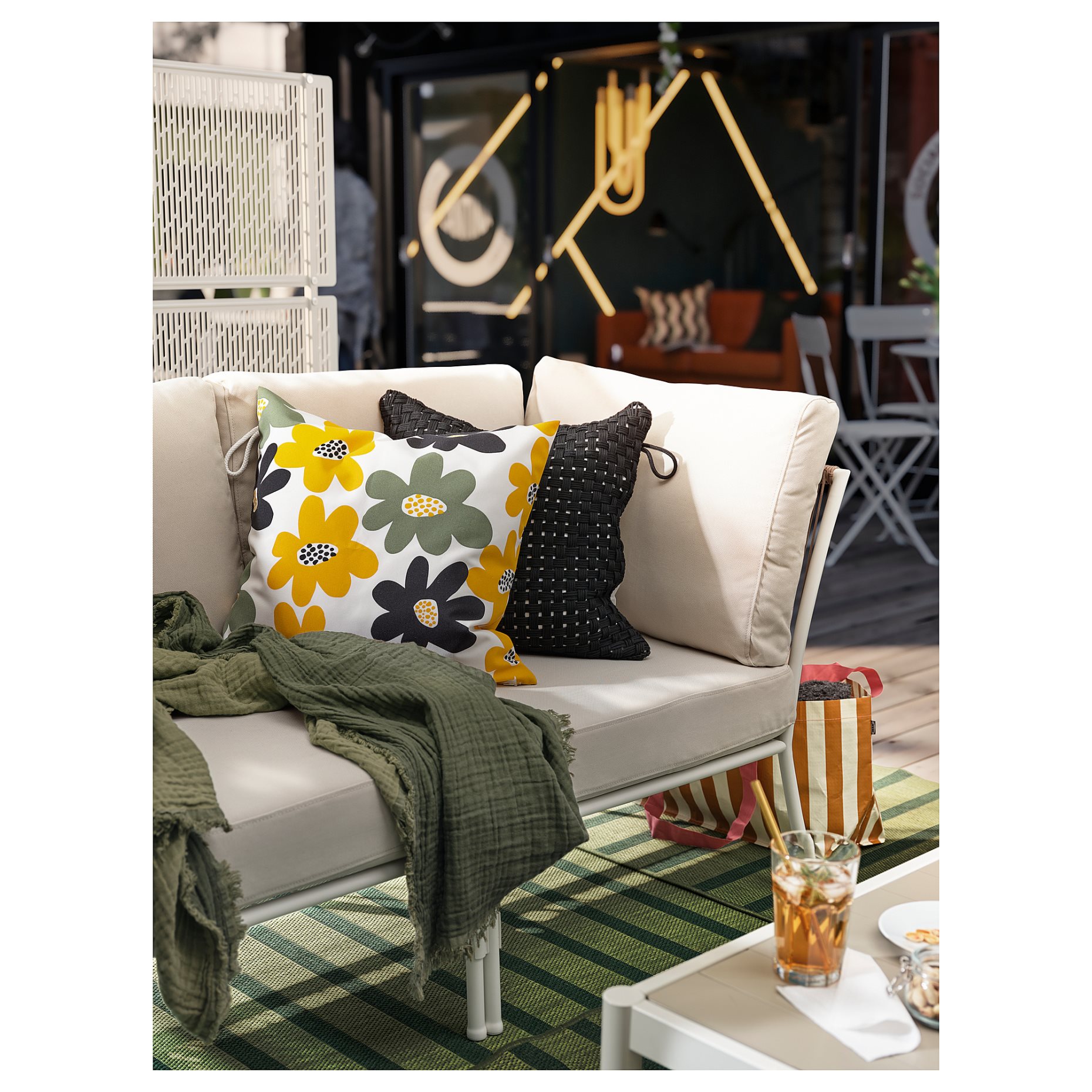 SEGERÖN, τραπέζι μέσης/εξωτερικού χώρου, 73x73 cm, 405.107.97