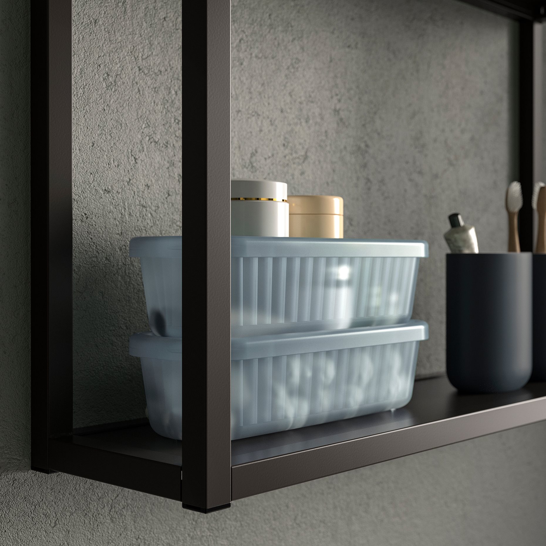 RYKTA, storage box with lid, 9x24x7 cm/0.5 l, 405.332.04