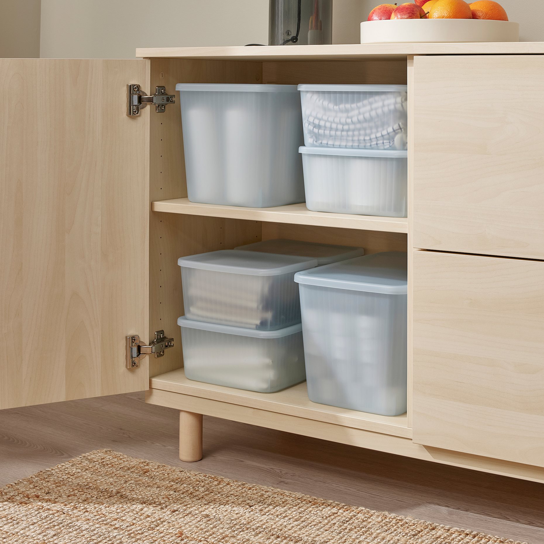 RYKTA, storage box with lid, 9x24x7 cm/0.5 l, 405.332.04