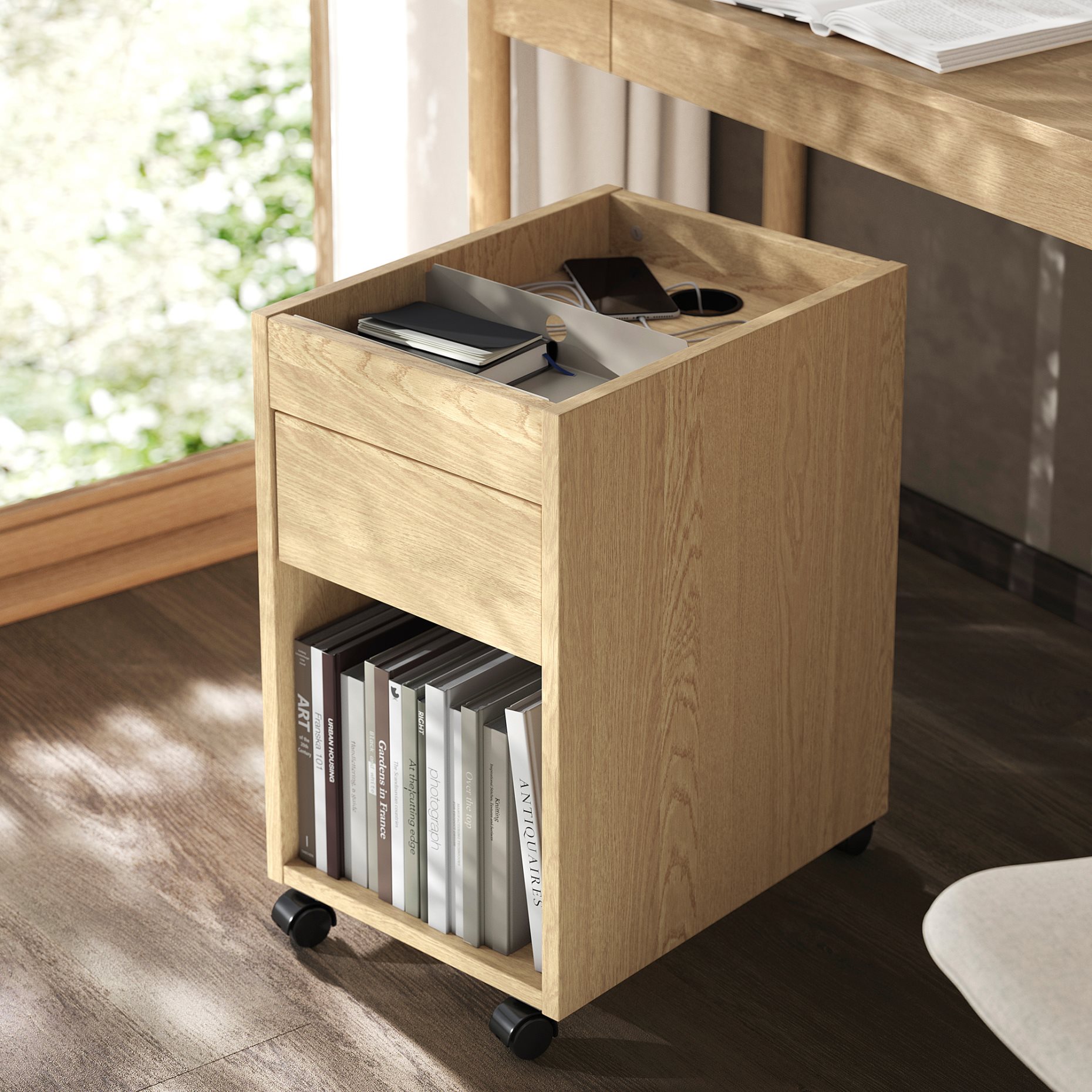 TONSTAD, drawer unit on castors, 35x60 cm, 405.382.11