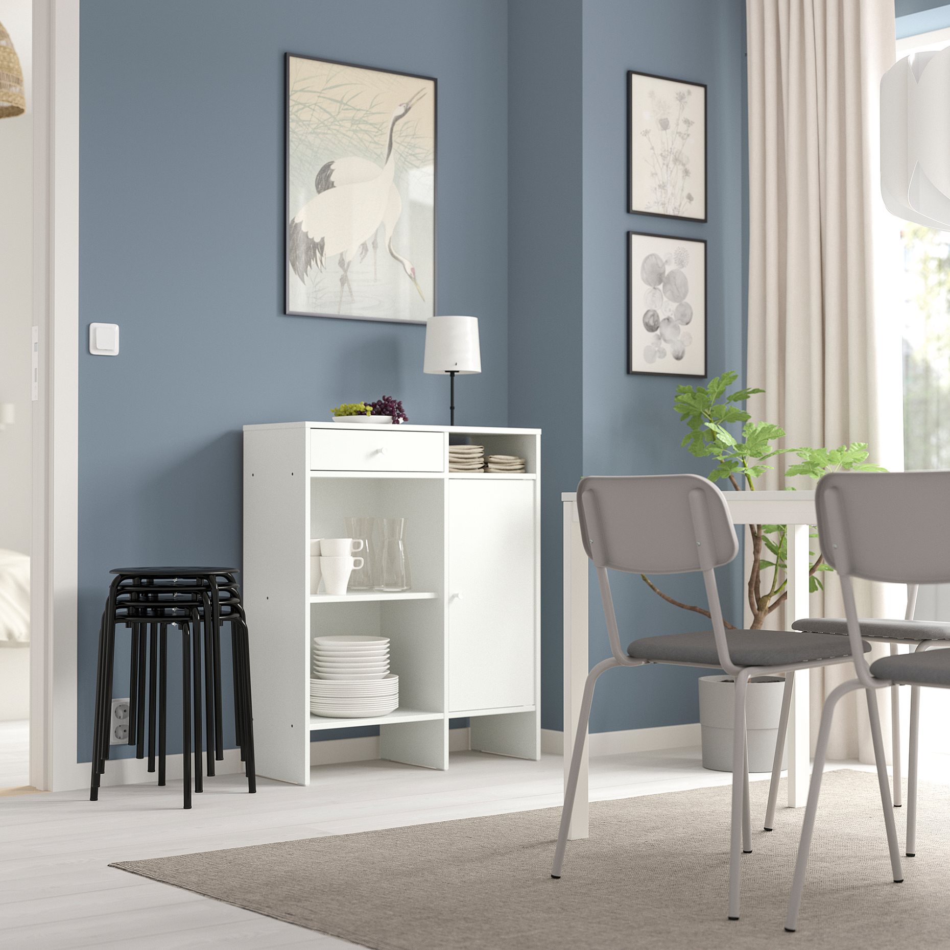 BAGGEBO, μπουφές, 78x92 cm, 405.536.16