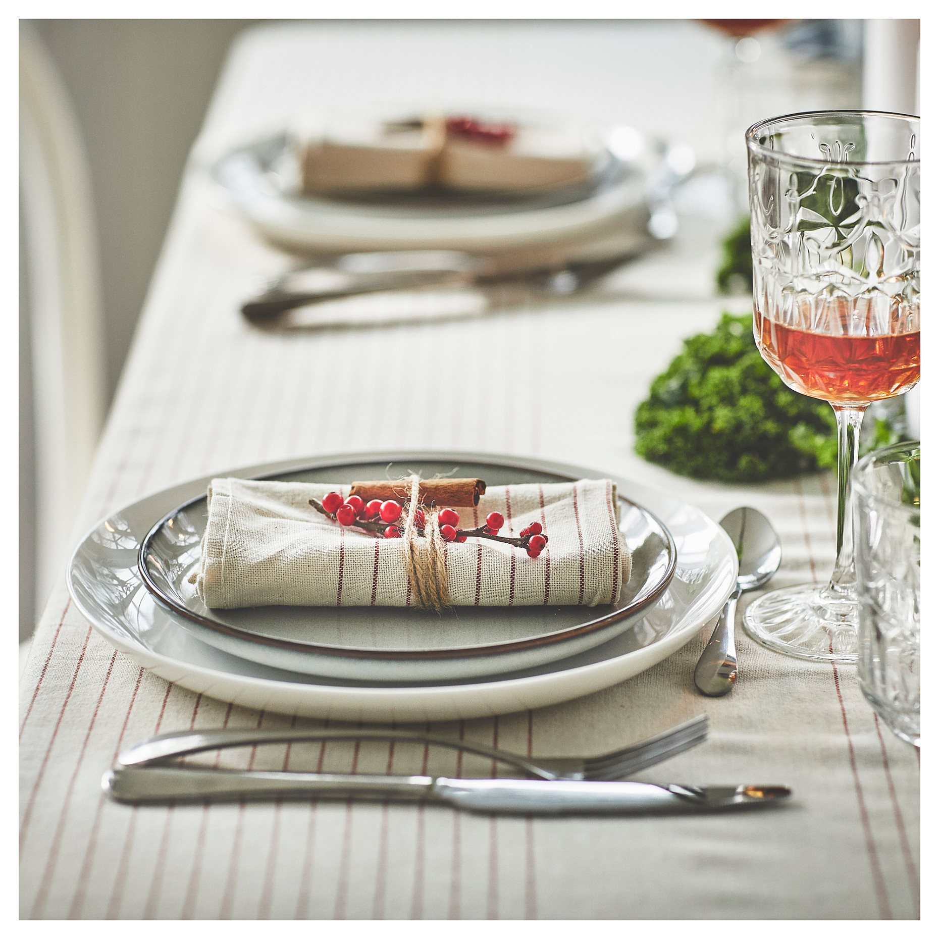 VIPPSTARR, napkin stripe pattern 30x30 cm, 4 pack, 405.591.90