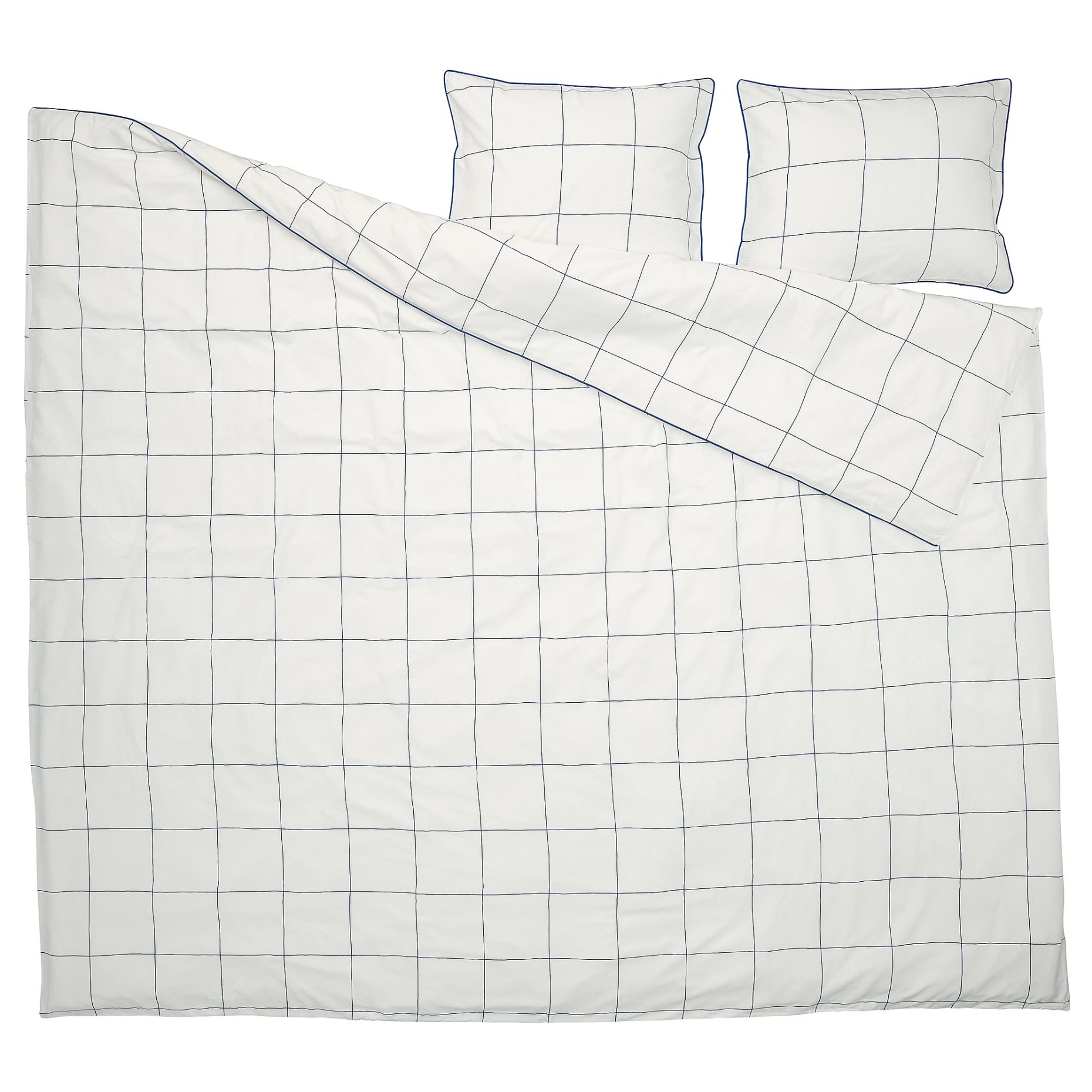 BREDVECKLARE, duvet cover and 2 pillowcases, 240x220/50x60 cm, 405.793.34