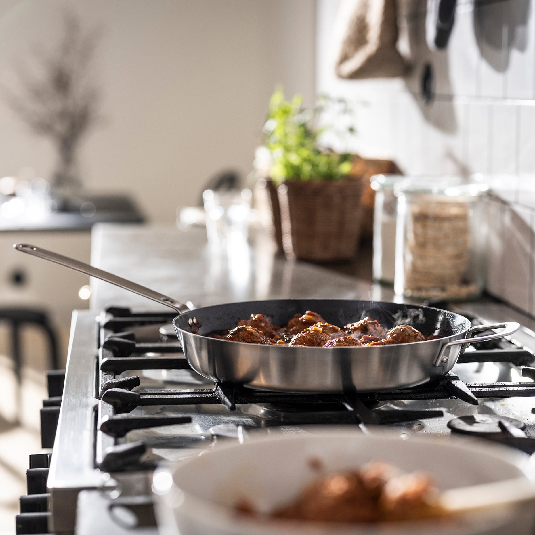 HEMKOMST, τηγάνι/αντικολλητική επένδυση, 32 cm, 405.801.01