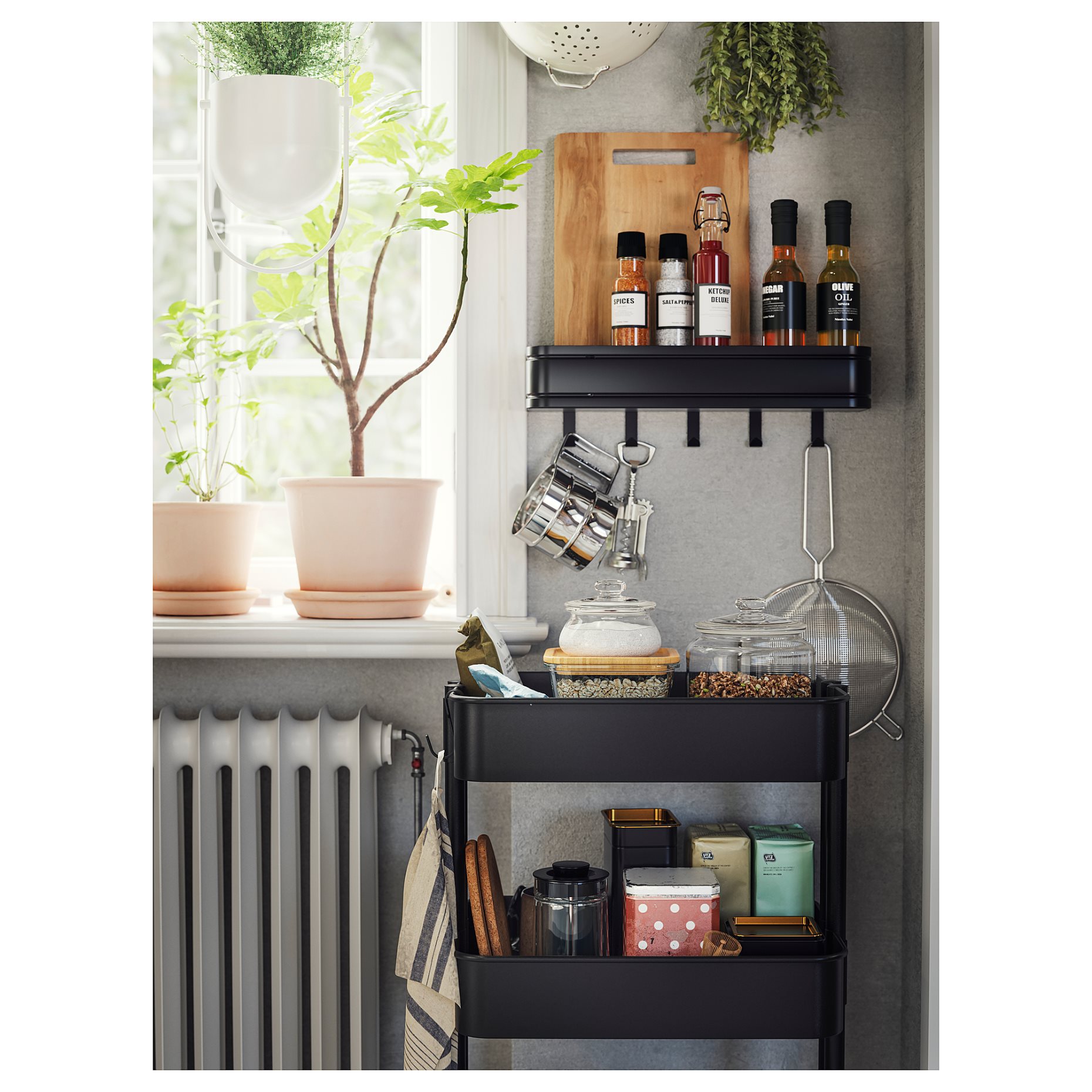 RÅSKOG, τρόλεϊ, 35x45x77 cm, 405.821.81