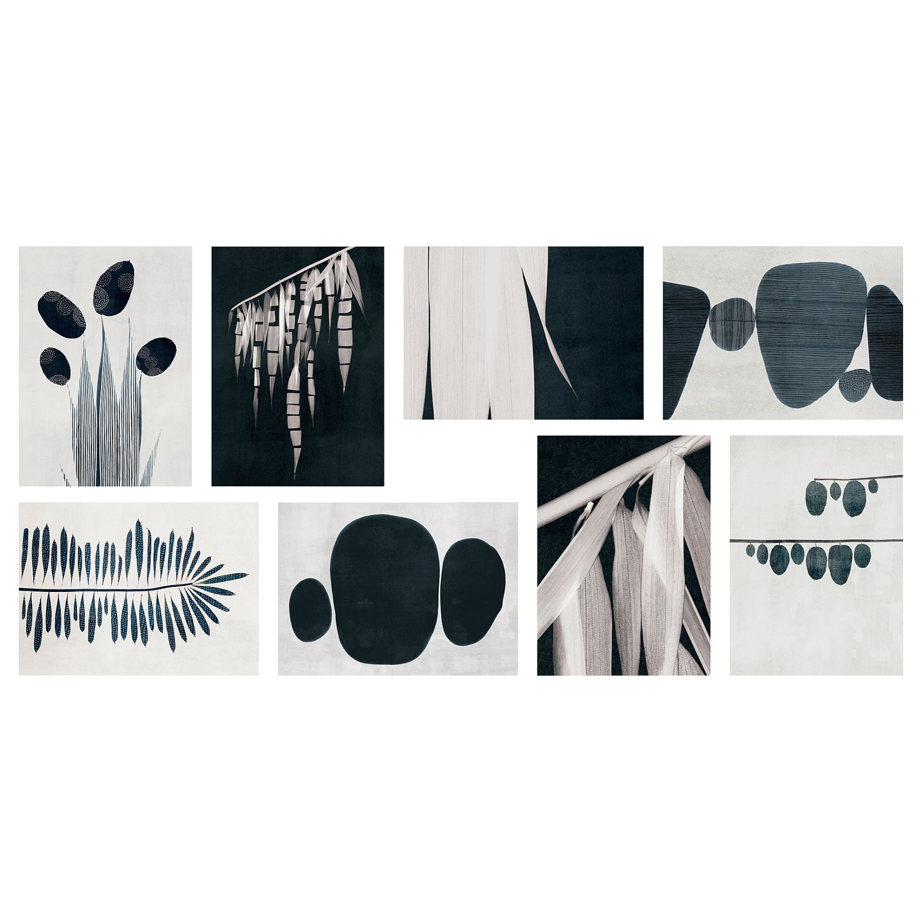 VÄXBO, art card/abstracts/set of 8, 13x18 cm, 405.835.76