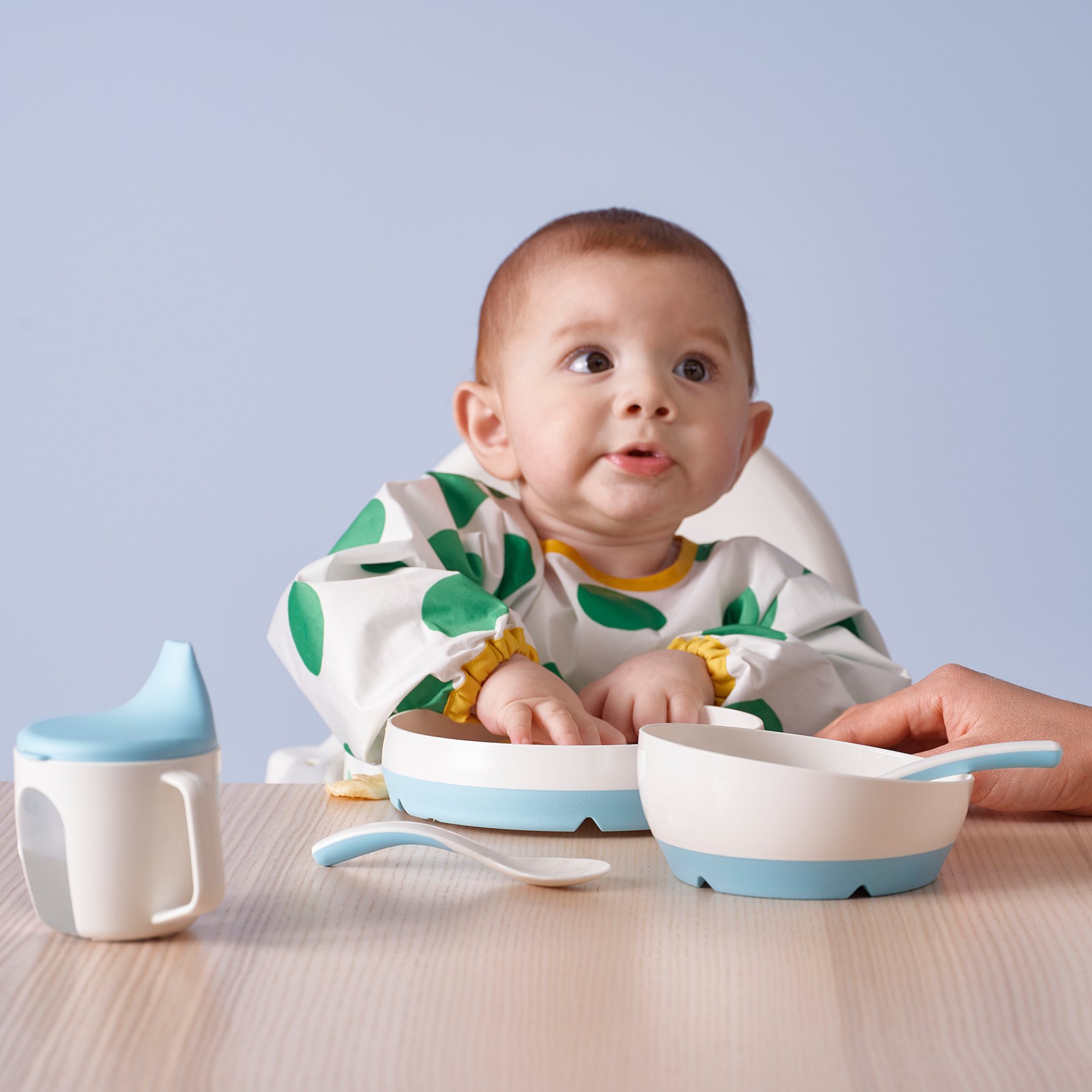 BÖRJA, feeding spoon and baby spoon, 2 pack, 405.968.14